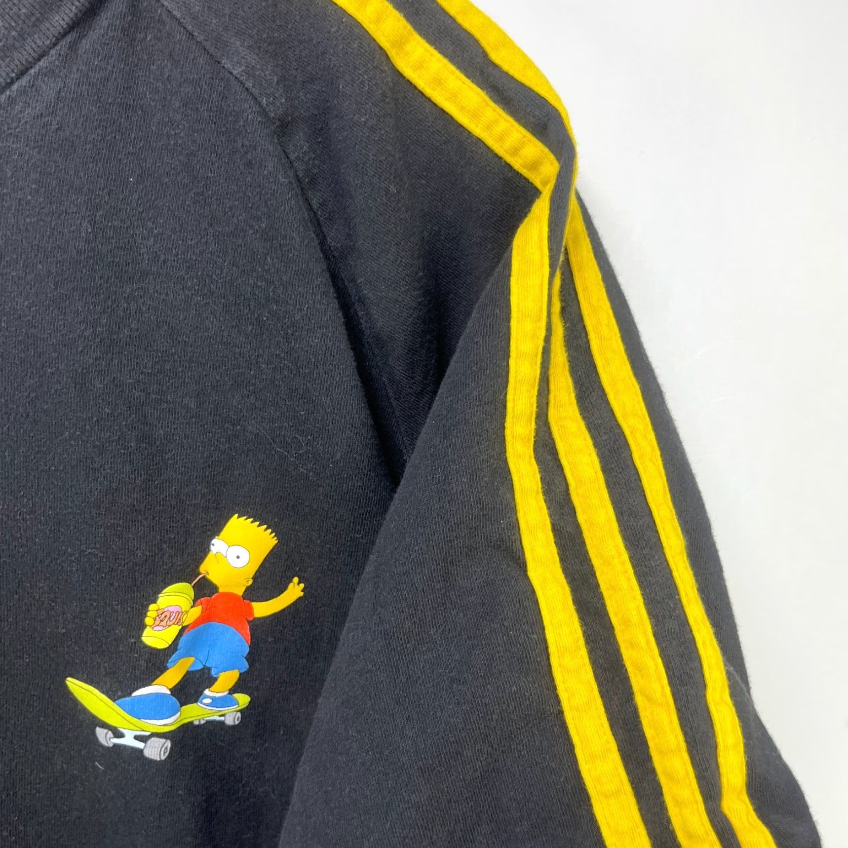 Adidas Adidas The Simpsons Bart T Shirt XL Black Cotton Crew Neck Short Sleeve Mens Regular Vintage No Size US XL / EU 56 / 4 - 4 Thumbnail