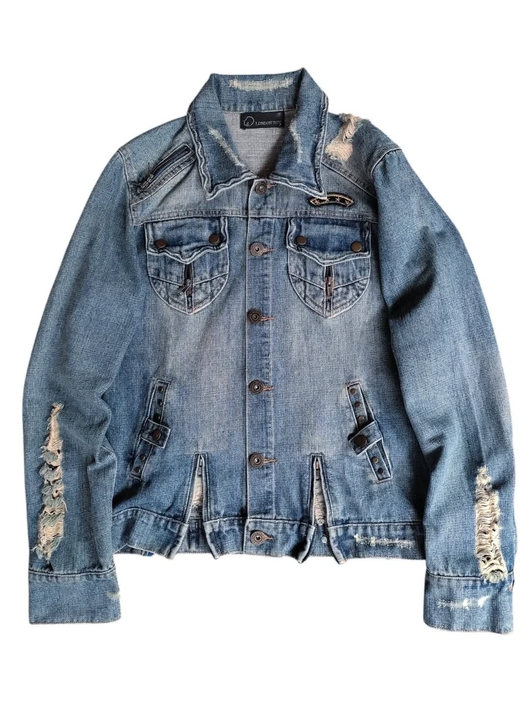 Japanese Brand London boy distressed jeans Size US M / EU 48-50 / 2 - 1 Thumbnail