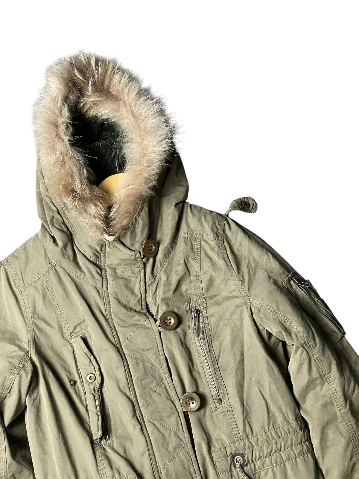 If Six Was Nine Vintage INGNI 1982 Fur Hooded Winter Jacket (96) Size US M / EU 48-50 / 2 - 2 Thumbnail