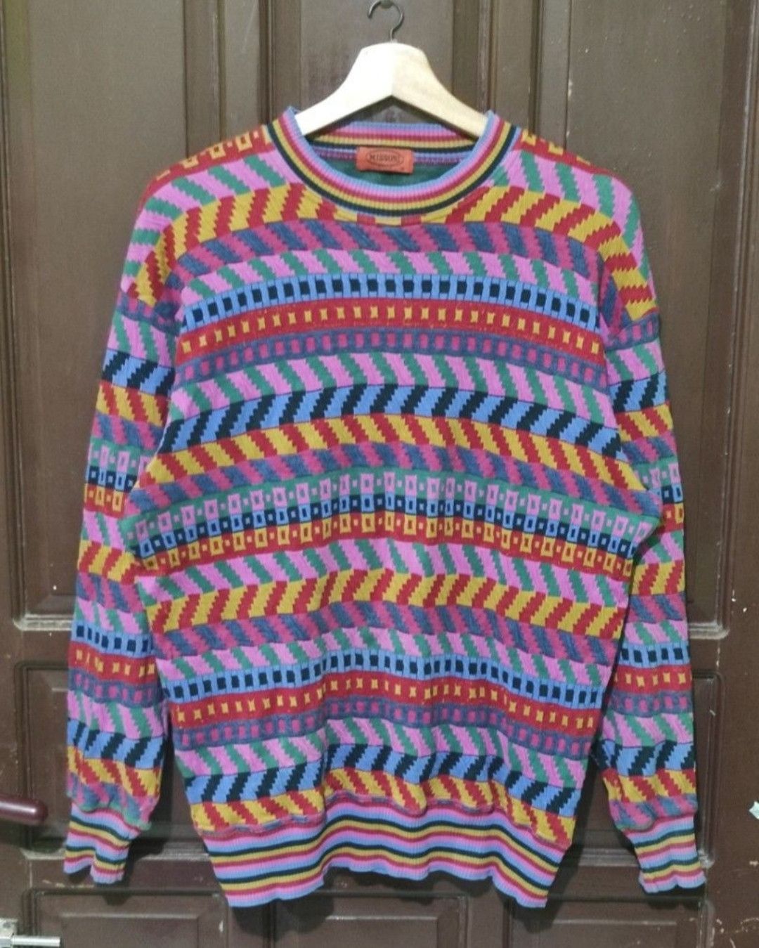 Designer × Missoni VTG Missoni Sweater Size US L / EU 52-54 / 3 - 1 Thumbnail