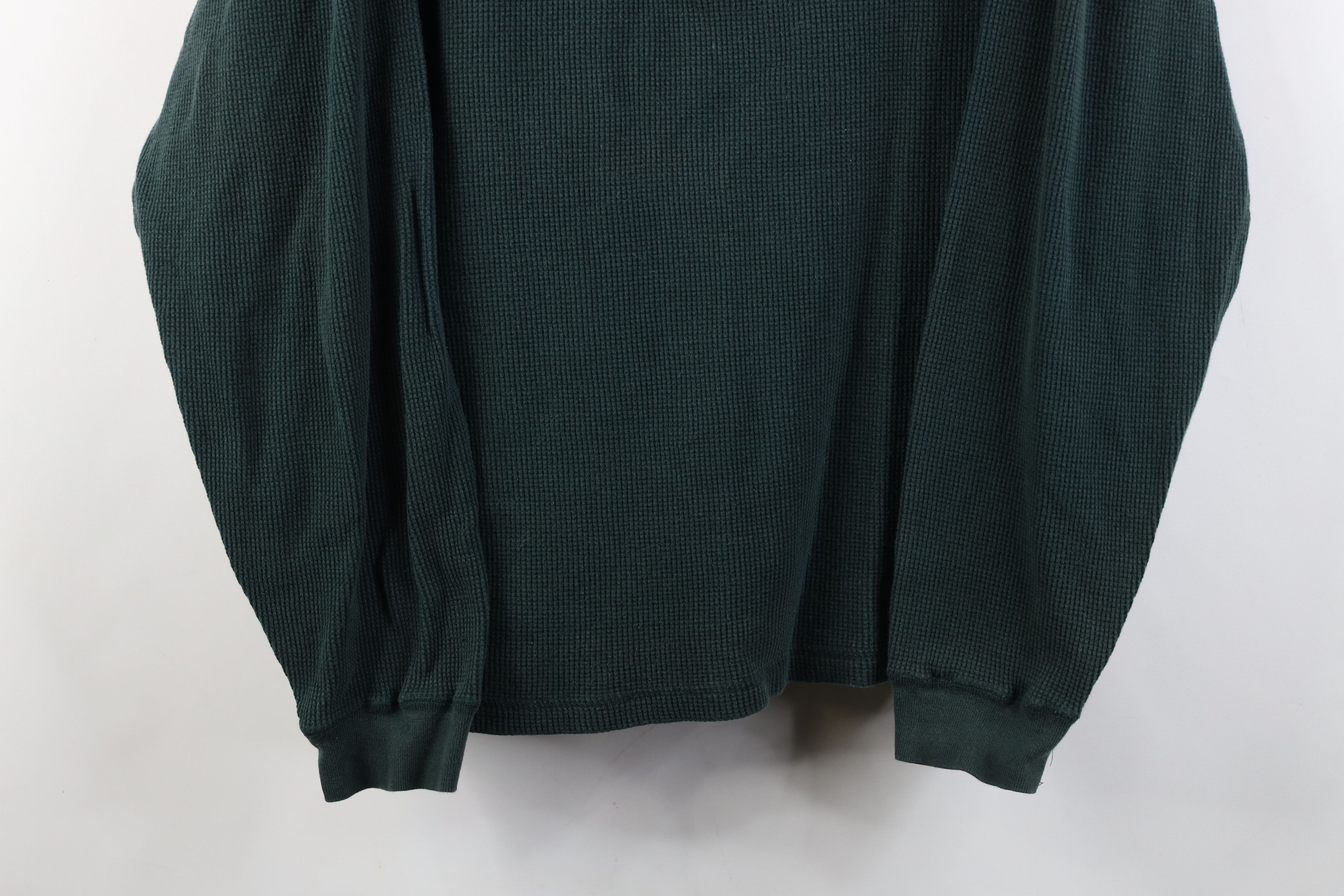Vintage Vintage 90s Streetwear Knit Long Sleeve Henley T-Shirt Size US L / EU 52-54 / 3 - 3 Thumbnail