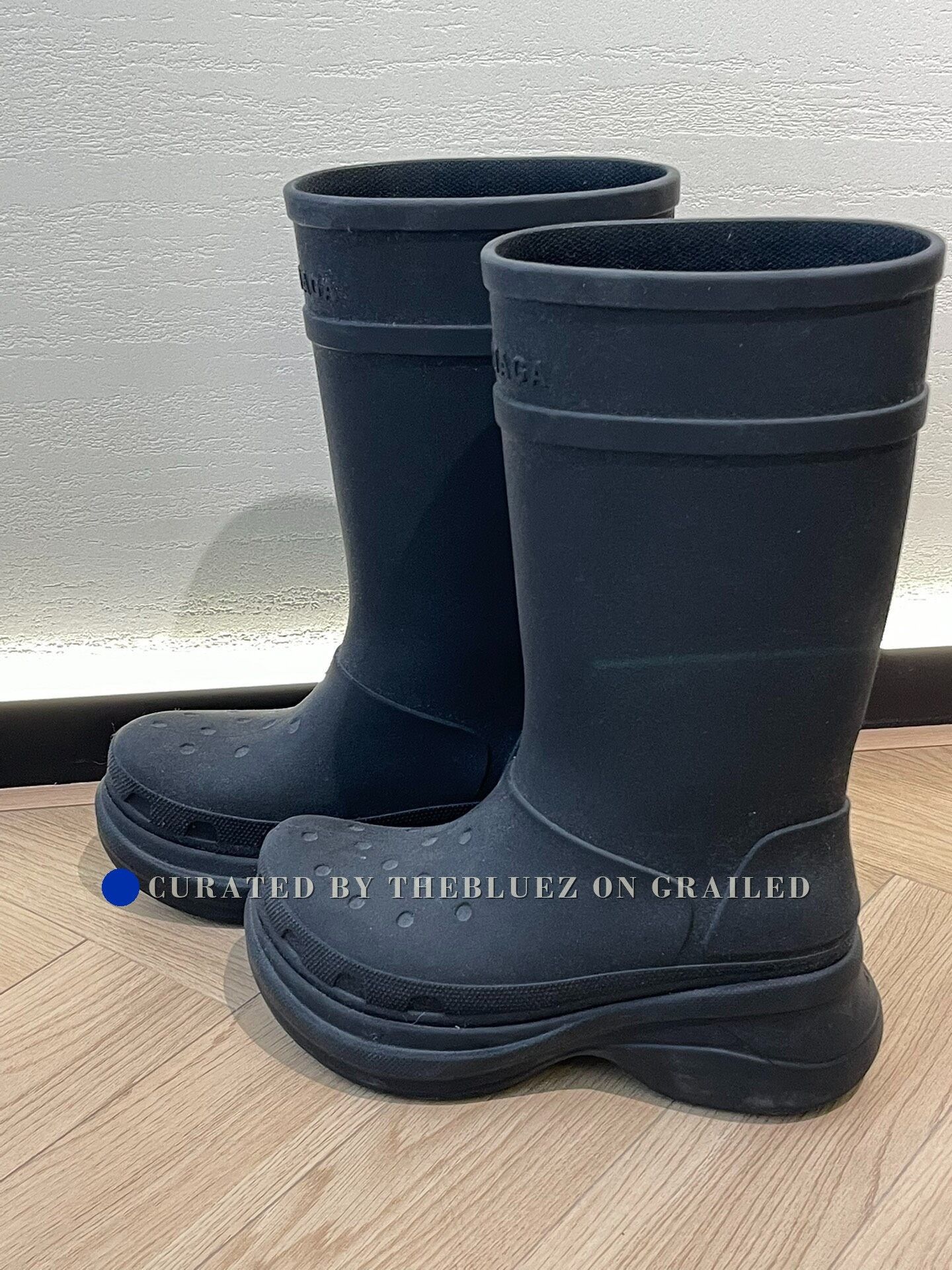 Balenciaga balenciaga rubber high rain boots | Grailed