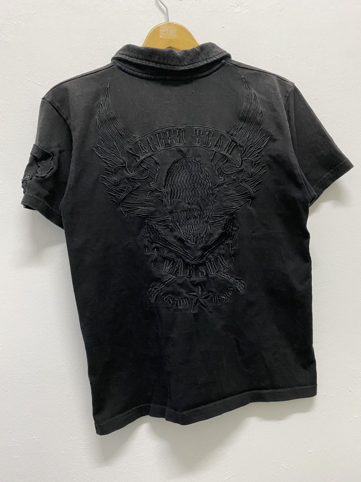 Japanese Brand × Vanson Leathers × Vintage 🔥Vintage Vanson Big Skull Logo Size US M / EU 48-50 / 2 - 2 Thumbnail