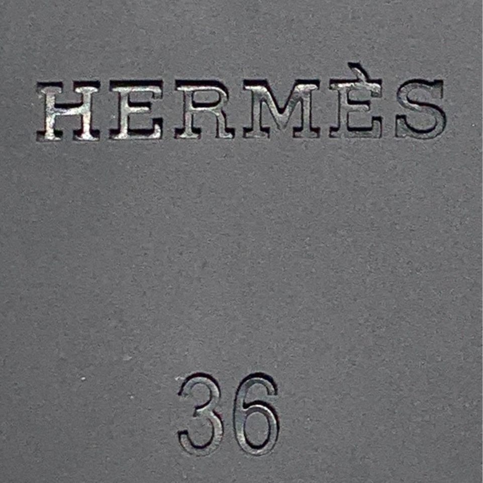 Hermes Hermès Chain Link Flat Sandals Black Size 36 Pig Nose Design Size US 5 / EU 37 - 3 Thumbnail