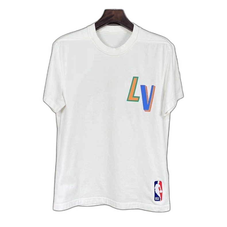 Louis Vuitton Louis Vuitton NBA Letter Print Short Sleeve Shirt-yf Size US S / EU 44-46 / 1 - 1 Thumbnail