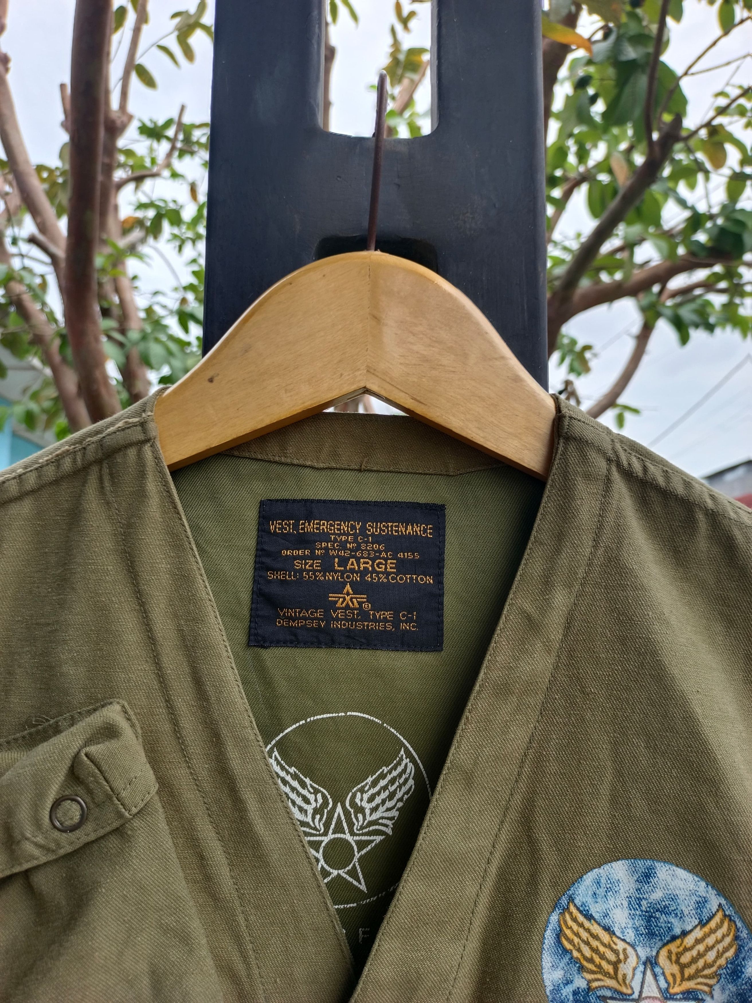Vintage Army Air Force Vest Size US L / EU 52-54 / 3 - 4 Thumbnail