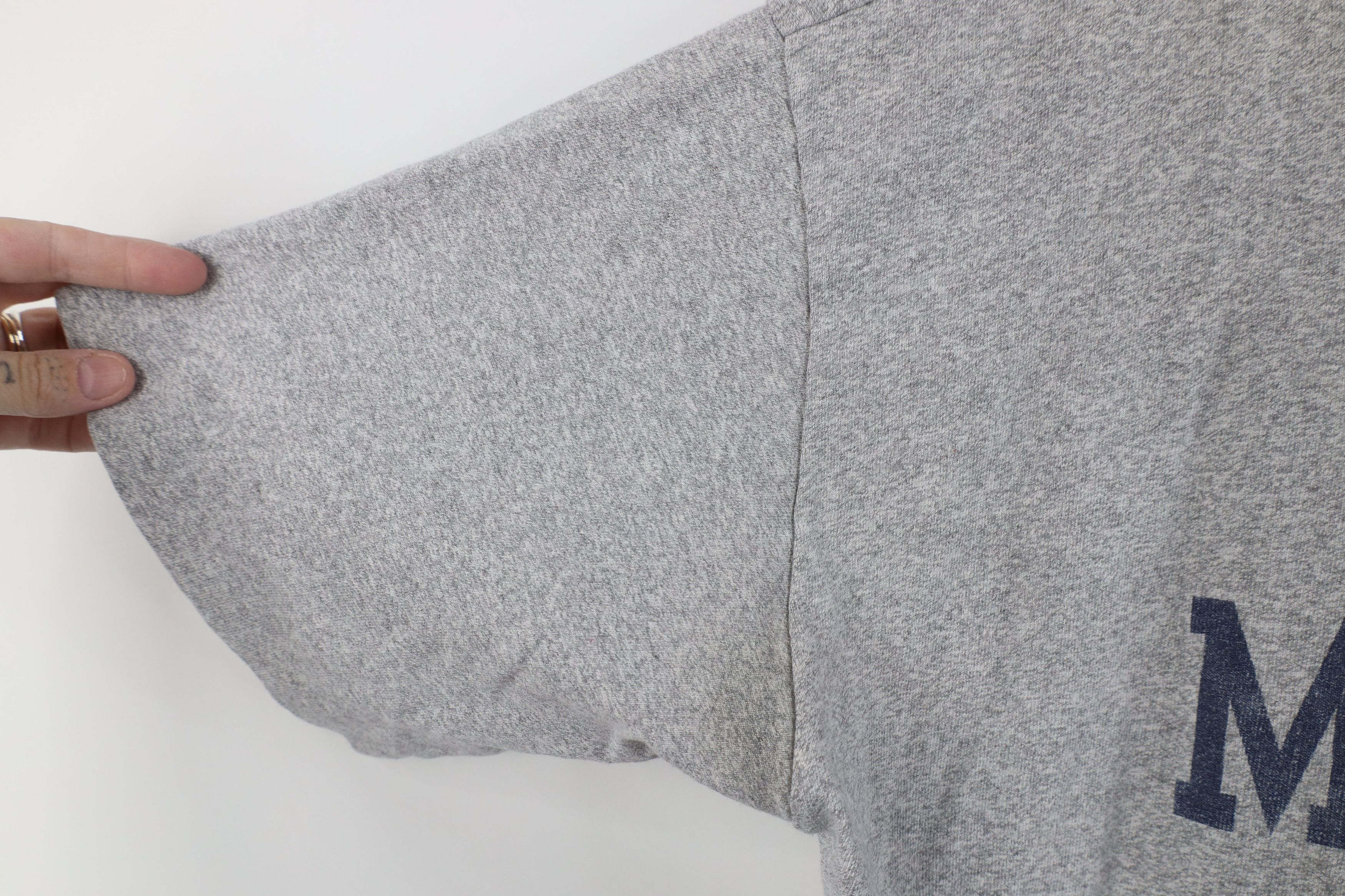 Vintage Vintage 90s Spell University of Michigan T-Shirt Gray USA Size US XL / EU 56 / 4 - 6 Thumbnail
