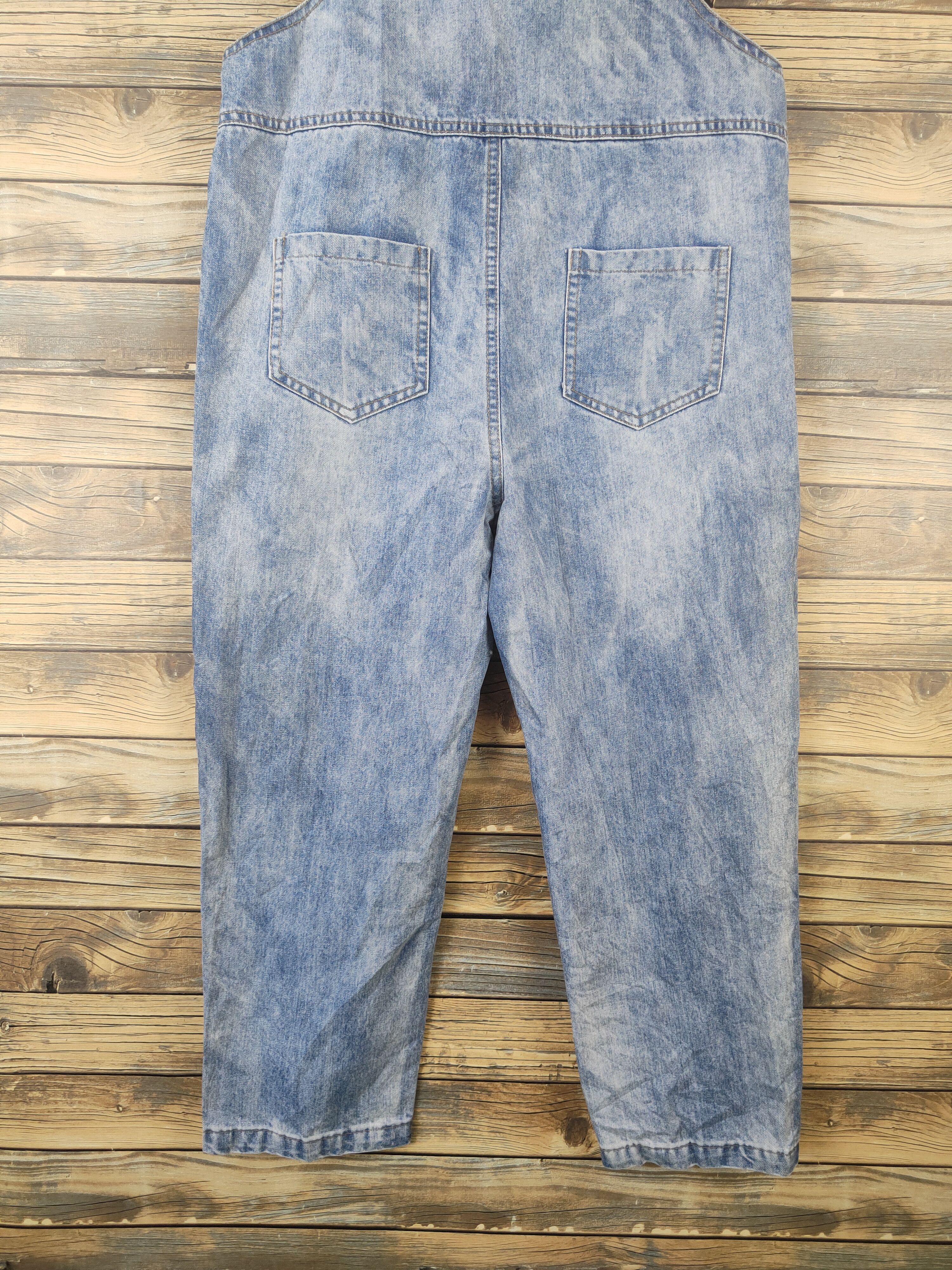 Japanese Brand × Vintage Vintage Japanese Brand Light Blue Denim Jumpsuits Size 36" / US 14 / IT 50 - 13 Thumbnail
