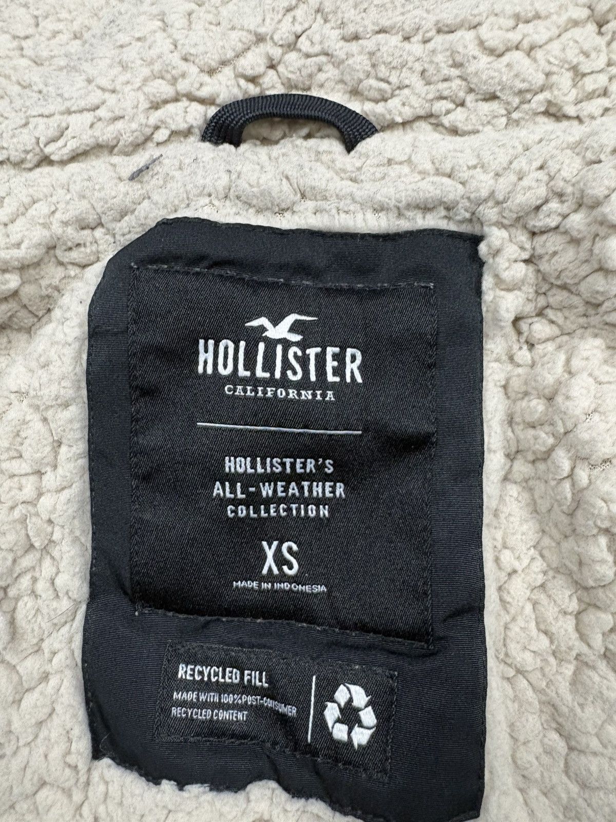 Hollister Hollister Black Faux Fur Lined Parka Jacket XS Y2K Size XS / US 0-2 / IT 36-38 - 17 Thumbnail