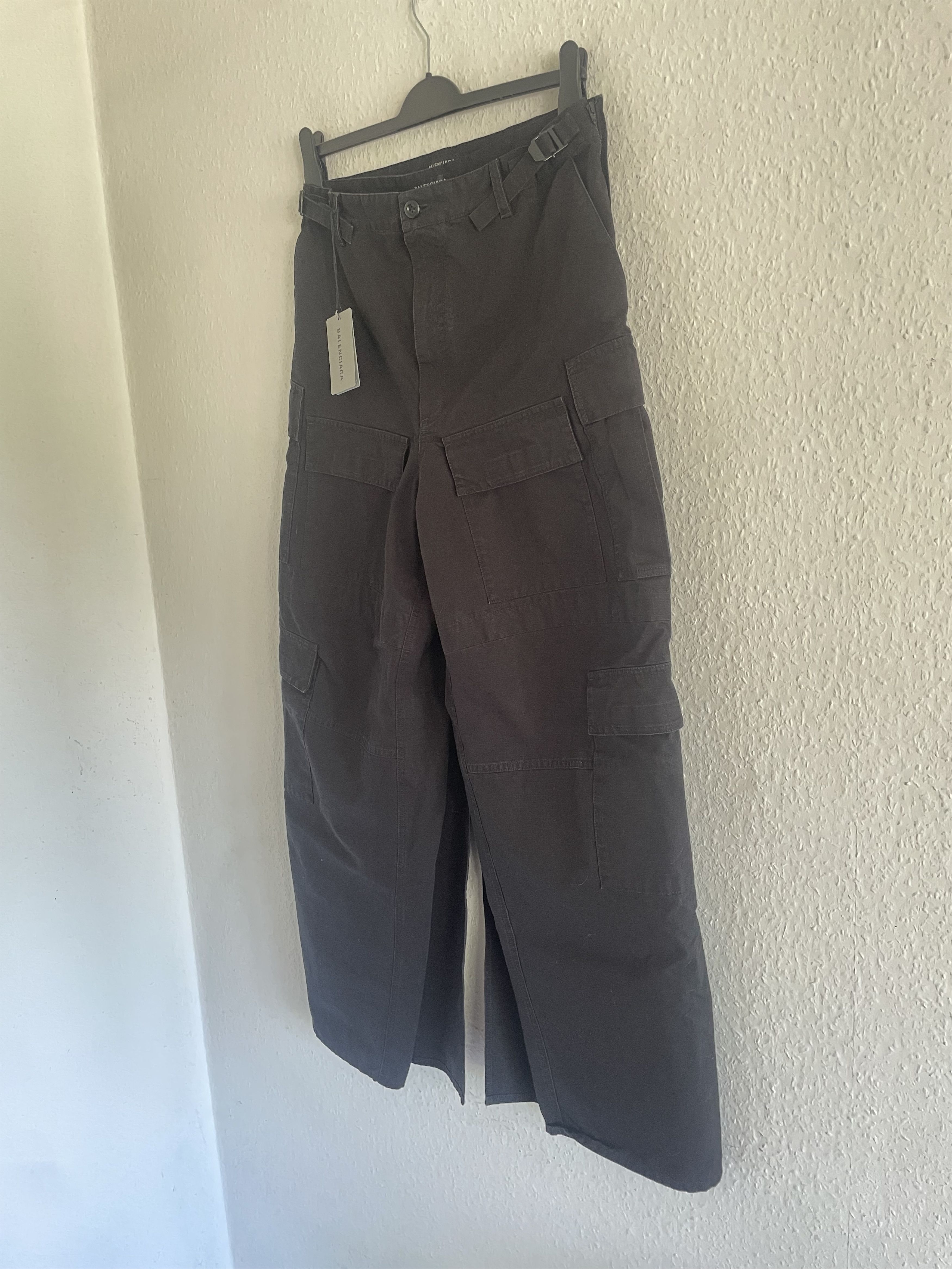 Balenciaga SS23 Runway Mod Show Apron Skirt Cargo Pants Size US 31 - 3 Thumbnail