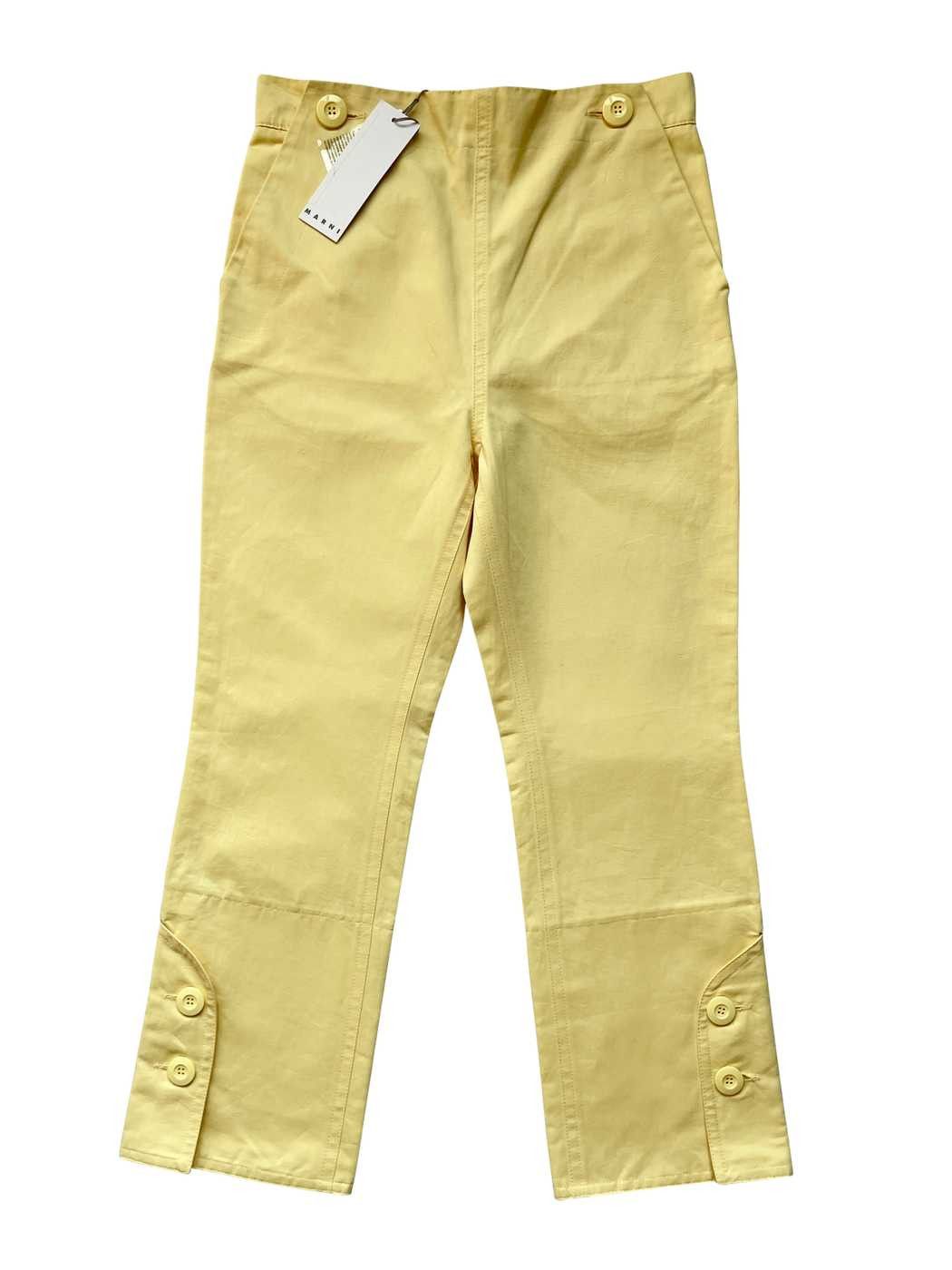Marni ⚡️QUICK SALE⚡️Marni Yellow Pants Trousers with Buttons Size 32" / US 10 / IT 46 - 1 Thumbnail