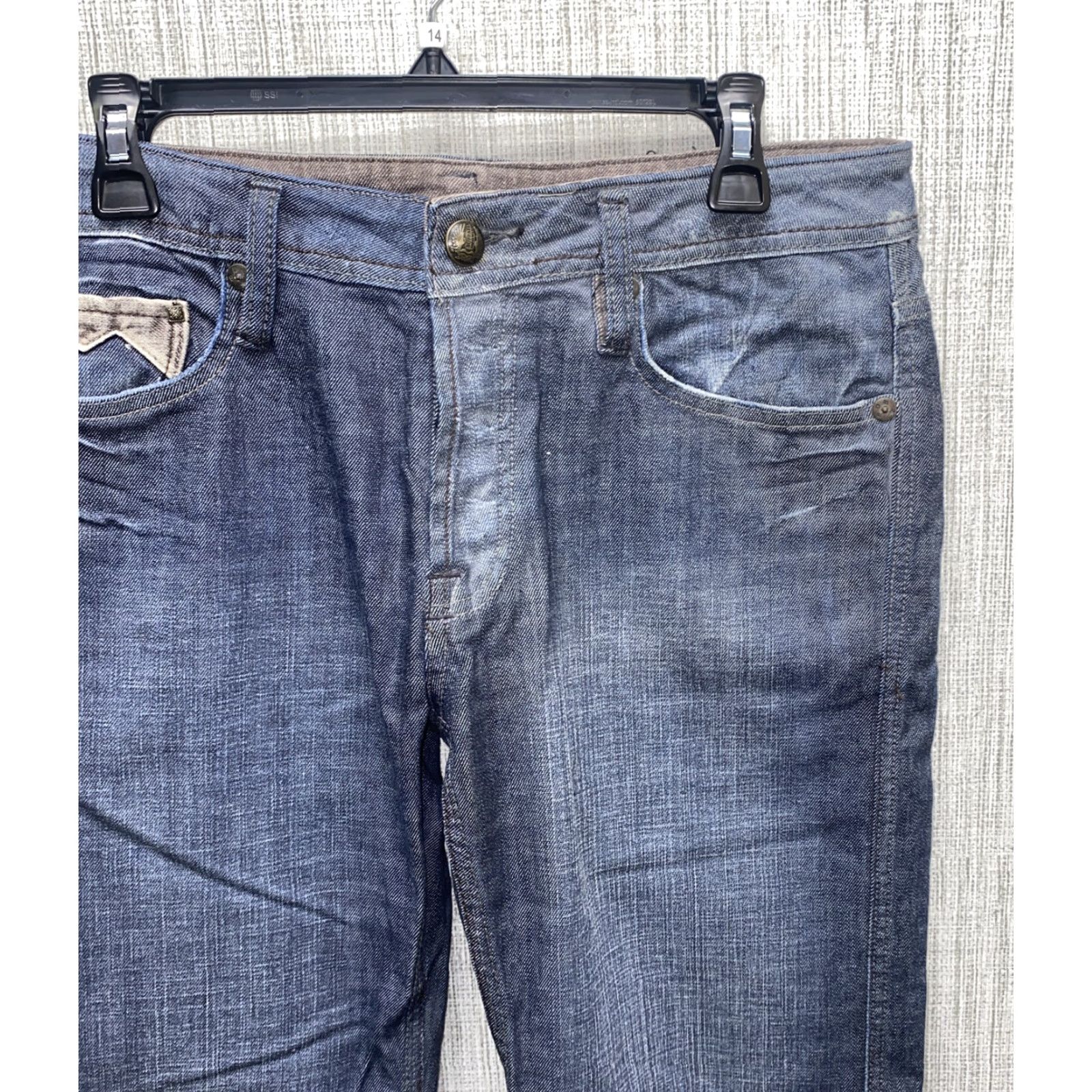 Buffalo David Bitton Buffalo Denim Jeans Button Fly Buffalo David Bitton Mens 33x33 Gordy Blue Regular Jeans Mens 33 Size US 33 - 2 Thumbnail