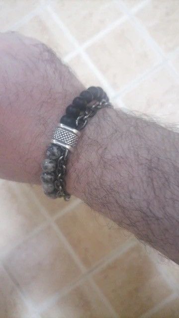 Other 1 Piece Punk Simple Temperament Black Beaded Chain Size ONE SIZE - 4 Thumbnail