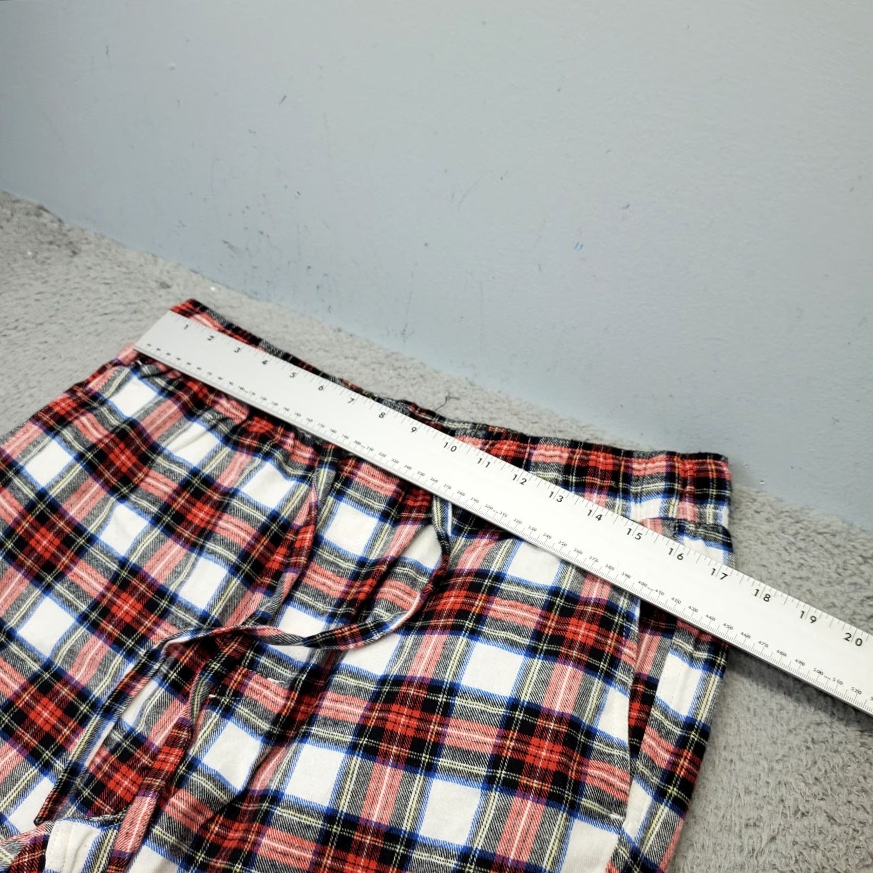 J.Crew J.CREW Mens Flannel Trouser Pants Multicolor Plaid Elastic Waist Drawstring Size L Size US 33 - 5 Thumbnail
