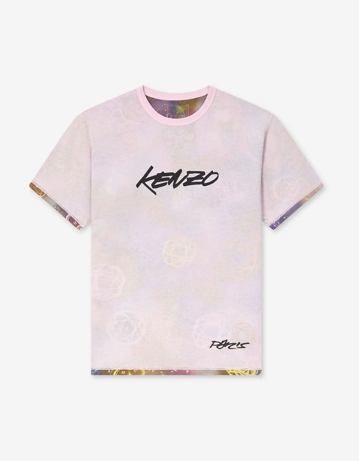 Kenzo Kenzo x Futura 2000 Pink Reversible T-Shirt Size US XL / EU 56 / 4 - 1 Thumbnail