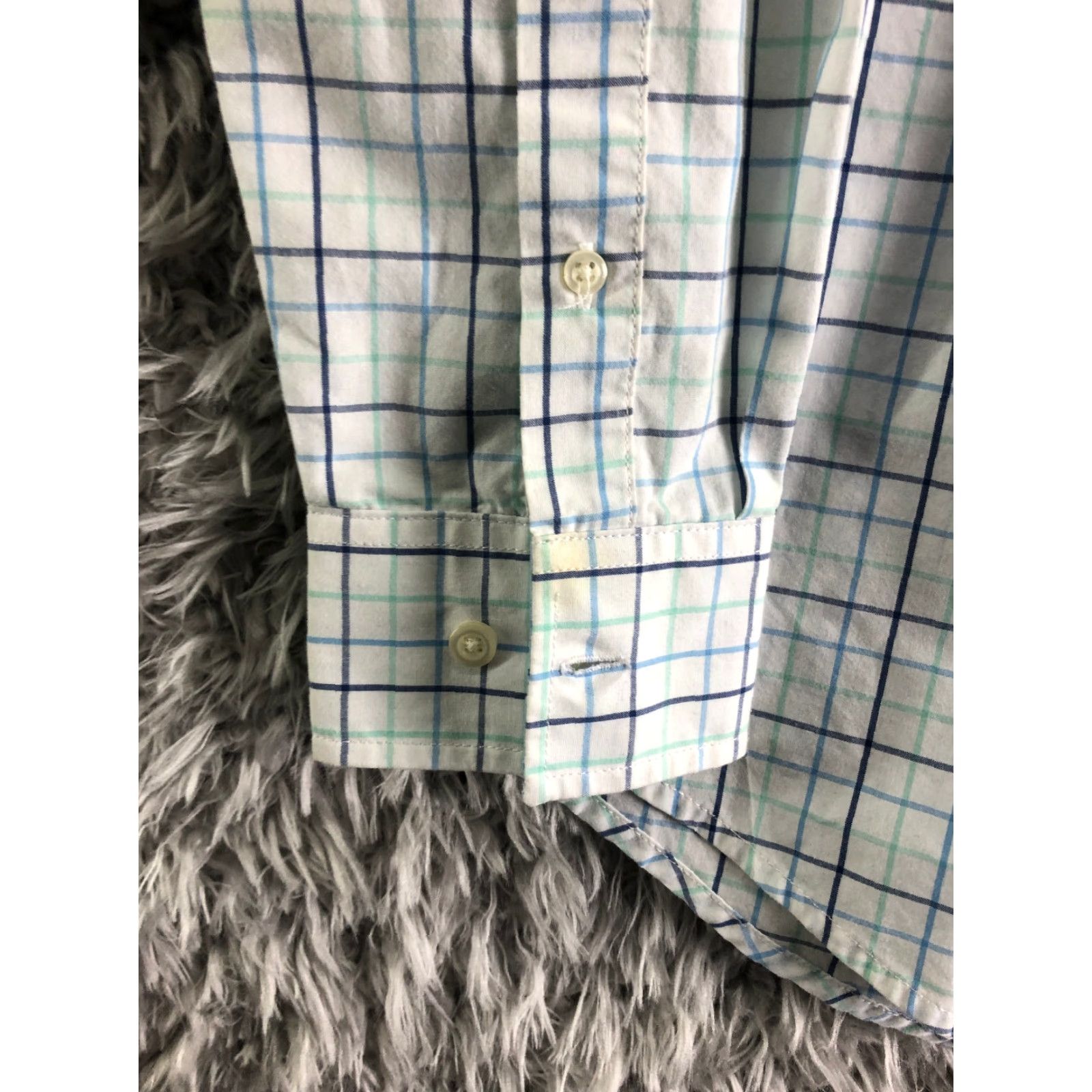 Croft & Barrow Croft & Barrow Mens Size S White Striped Long Sleeve Button Down Collar Shirt Size US S / EU 44-46 / 1 - 2 Thumbnail