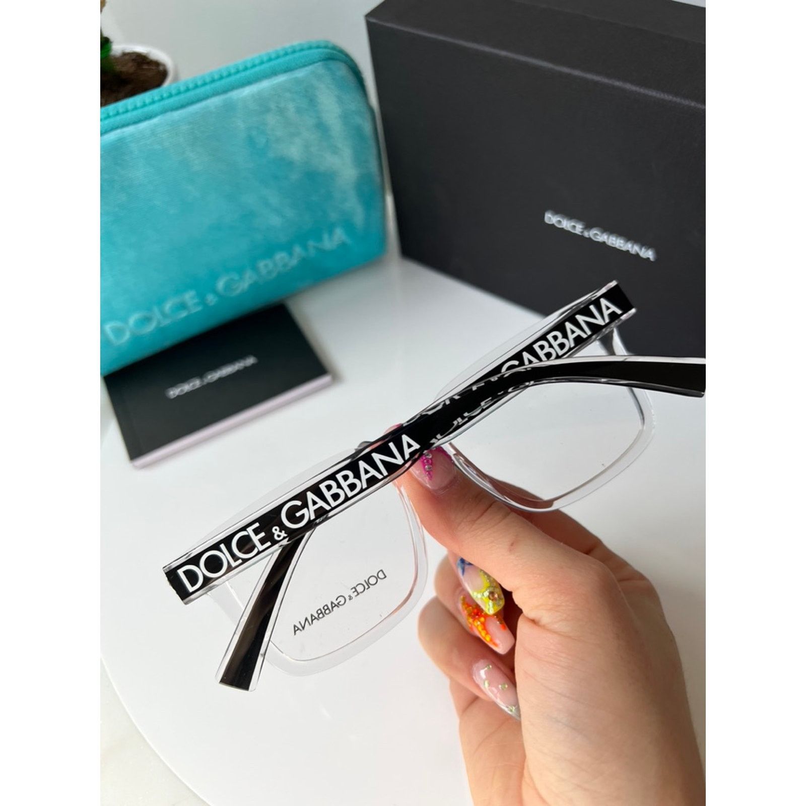 Dolce & Gabbana NEW Dolce Gabbana DG5101 Clear Logo Eyeglasses Frames Size ONE SIZE - 3 Thumbnail