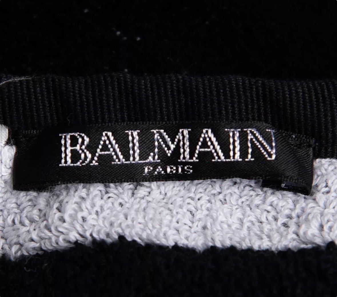 Balmain Balmain Paris Black Beach Towel Size ONE SIZE - 3 Thumbnail