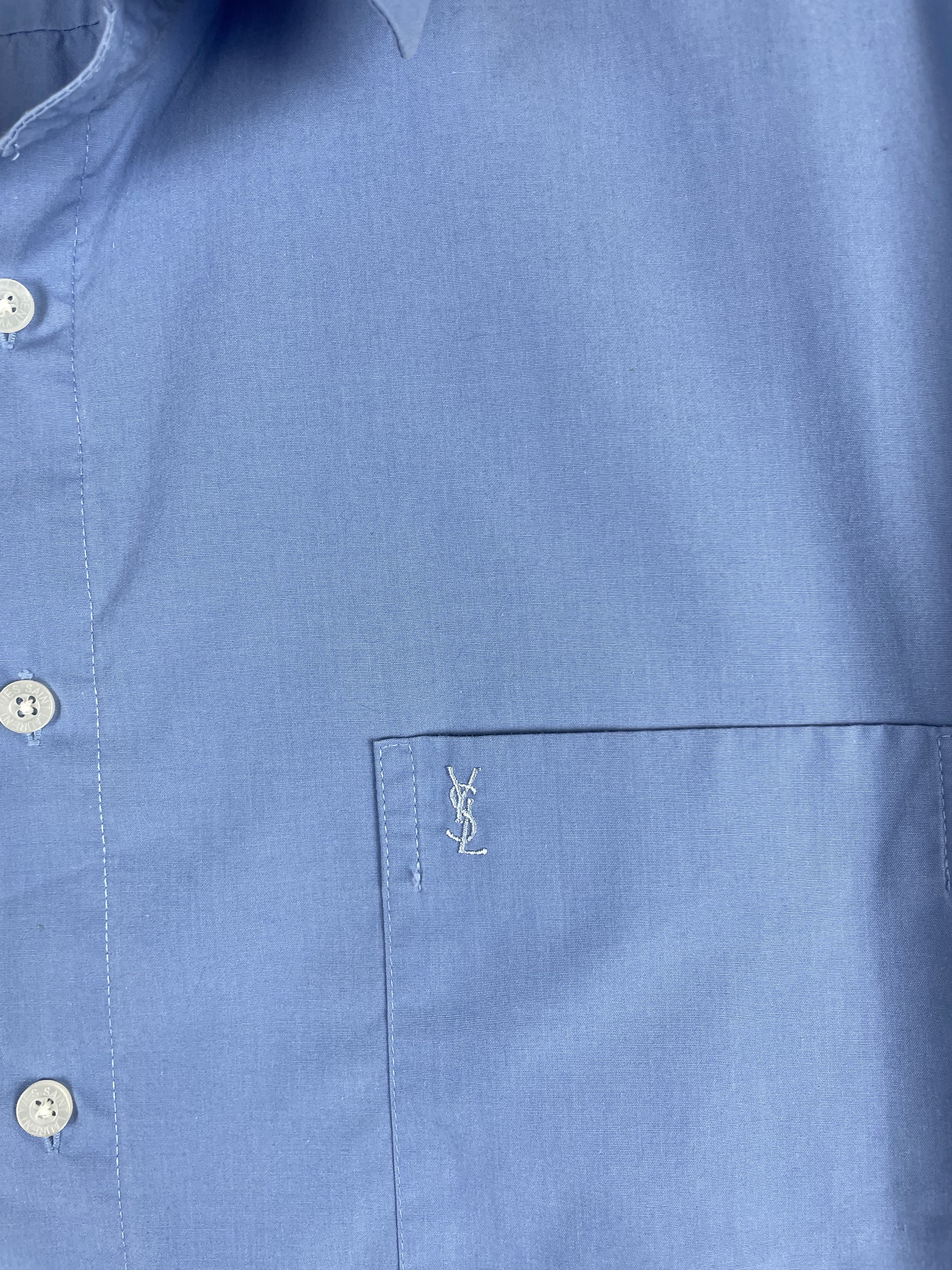 Vintage Vintage Yves Saint Laurent Ysl Pour Homme Shirt Size US XL / EU 56 / 4 - 5 Thumbnail