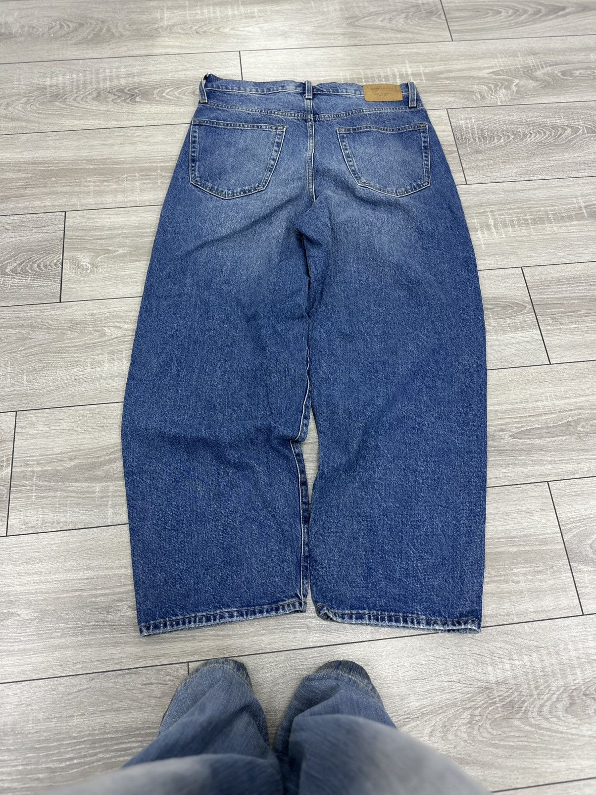 Japanese Brand Baggy Loose Wide Jeans Jnco Style Y2K Size US 32 / EU 48 - 4 Thumbnail