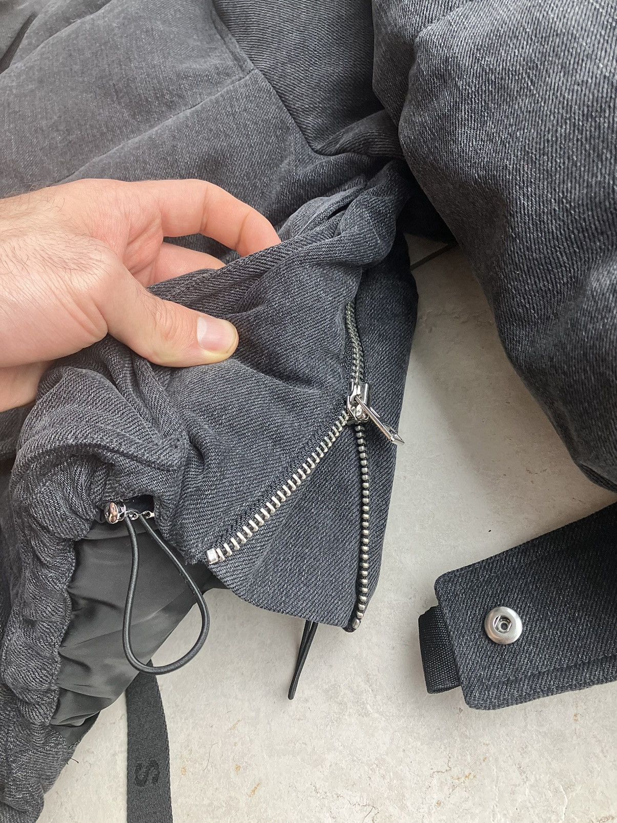 Agolde Agolde X Shoreditch Ski Club: Nova Denim Puffer Size XL / US 12-14 / IT 48-50 - 5 Thumbnail