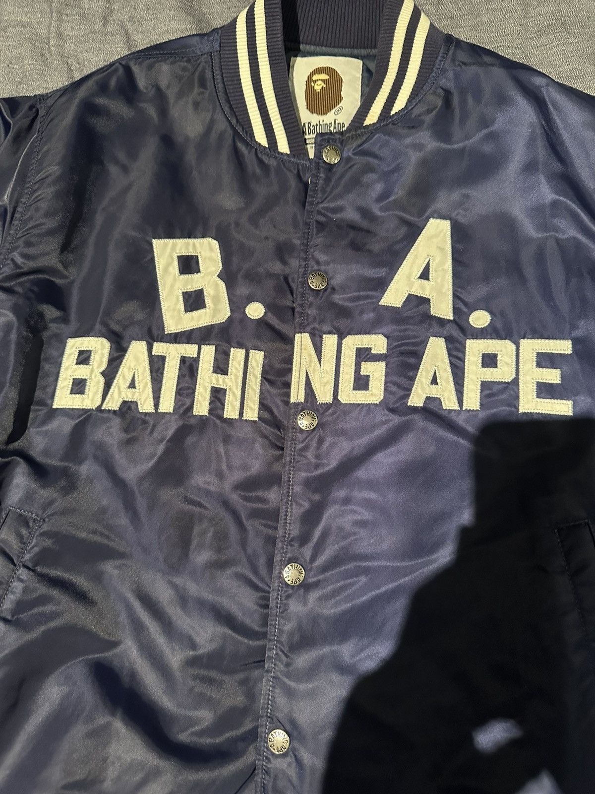 Bape Bape Baseball Jacket Size US XL / EU 56 / 4 - 2 Thumbnail