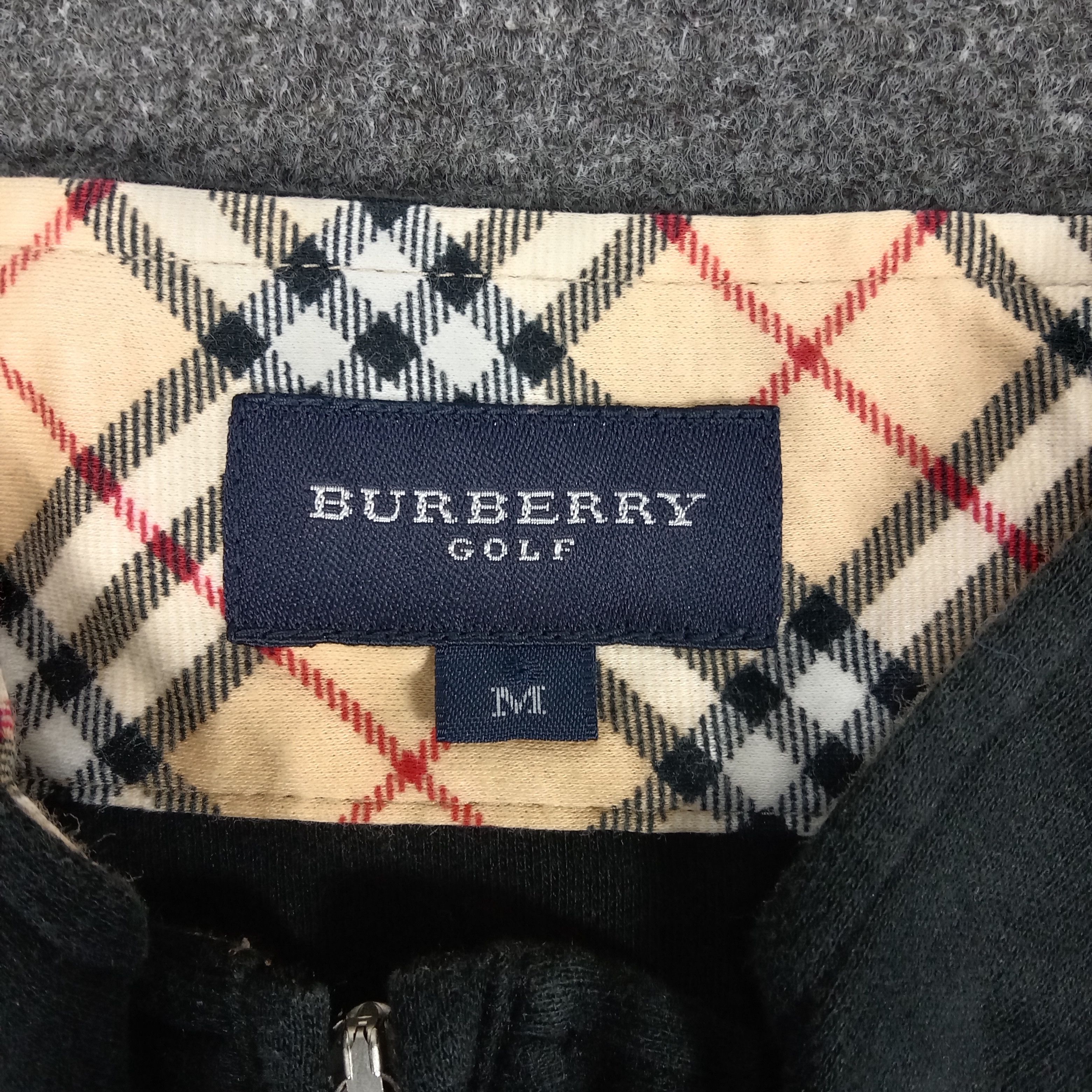 Burberry × Vintage Burberry Golf Sport Style Zipper Long Sleeve Tshirt Size S / US 4 / IT 40 - 3 Thumbnail
