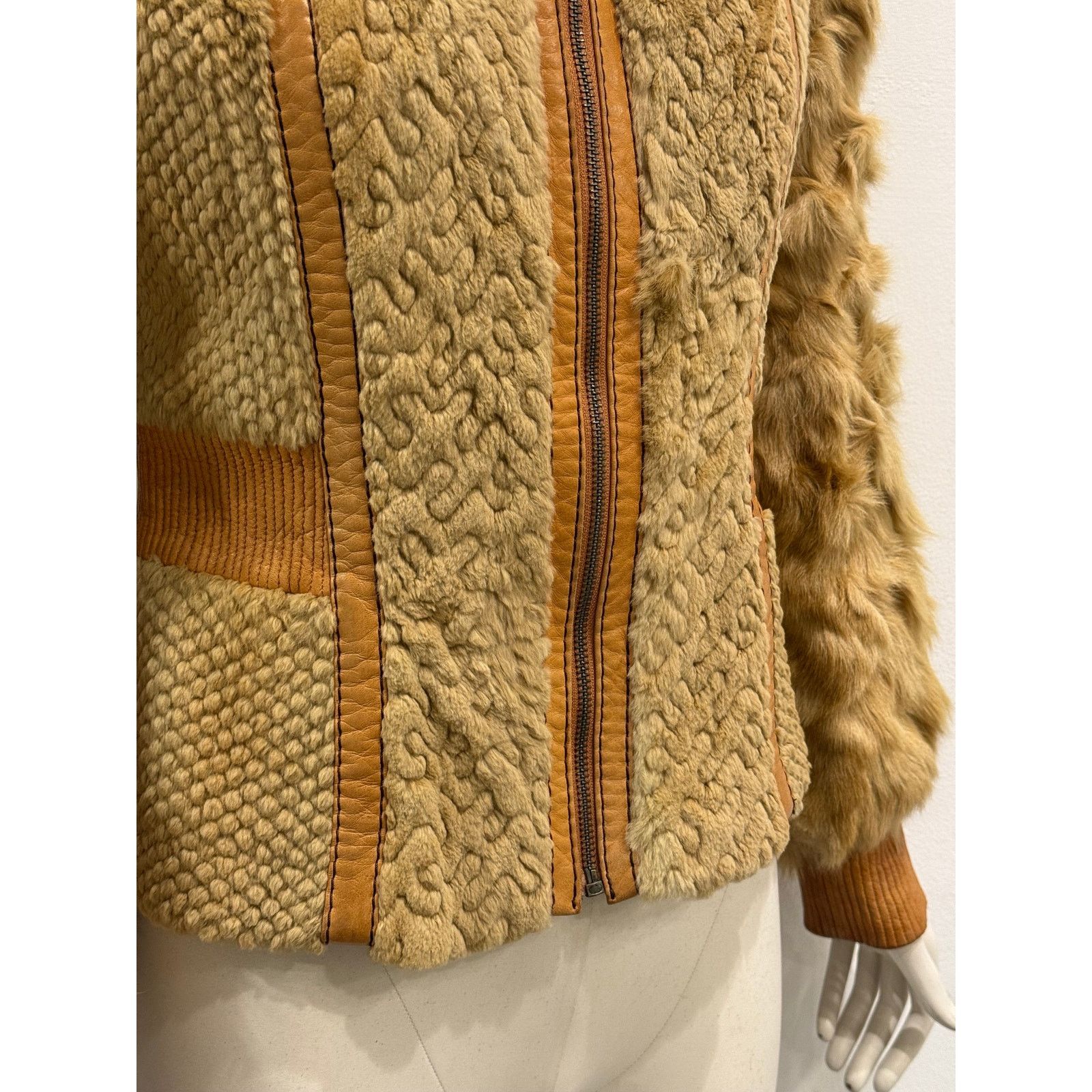 Roberto Cavalli F/W2008 Cavalli rabbit fur hybrid soldier jacket Size M / US 6-8 / IT 42-44 - 7 Thumbnail