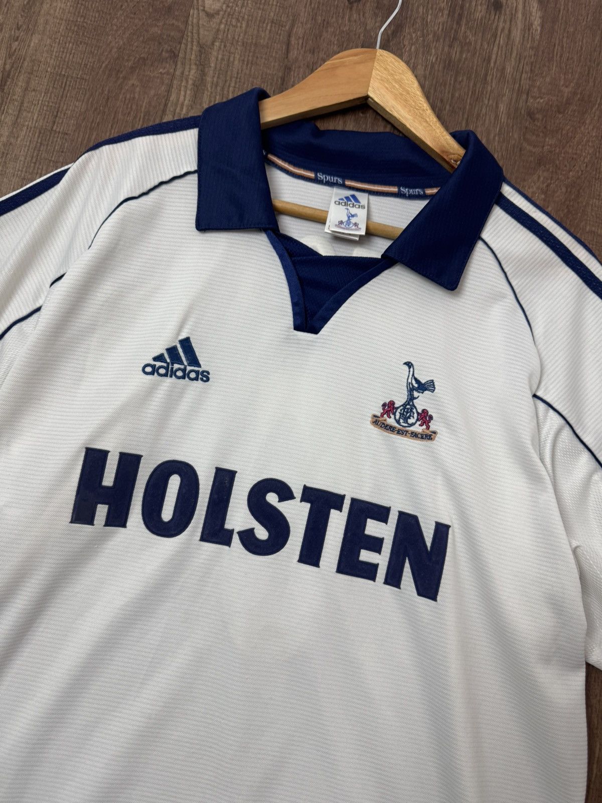Adidas VINTAGE 99-00 TOTTENHAM HOTSPURS LEON NO 6 Size US L / EU 52-54 / 3 - 1 Thumbnail