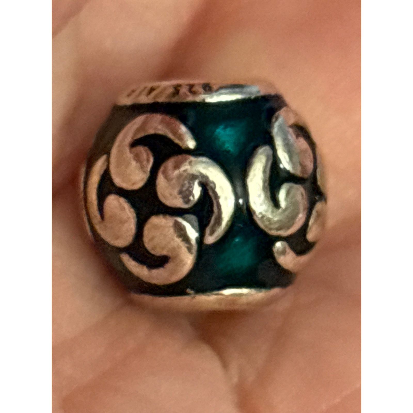pandora Pandora 925 ALE Green Enamel Charm Sterling Silver Size ONE SIZE - 5 Thumbnail