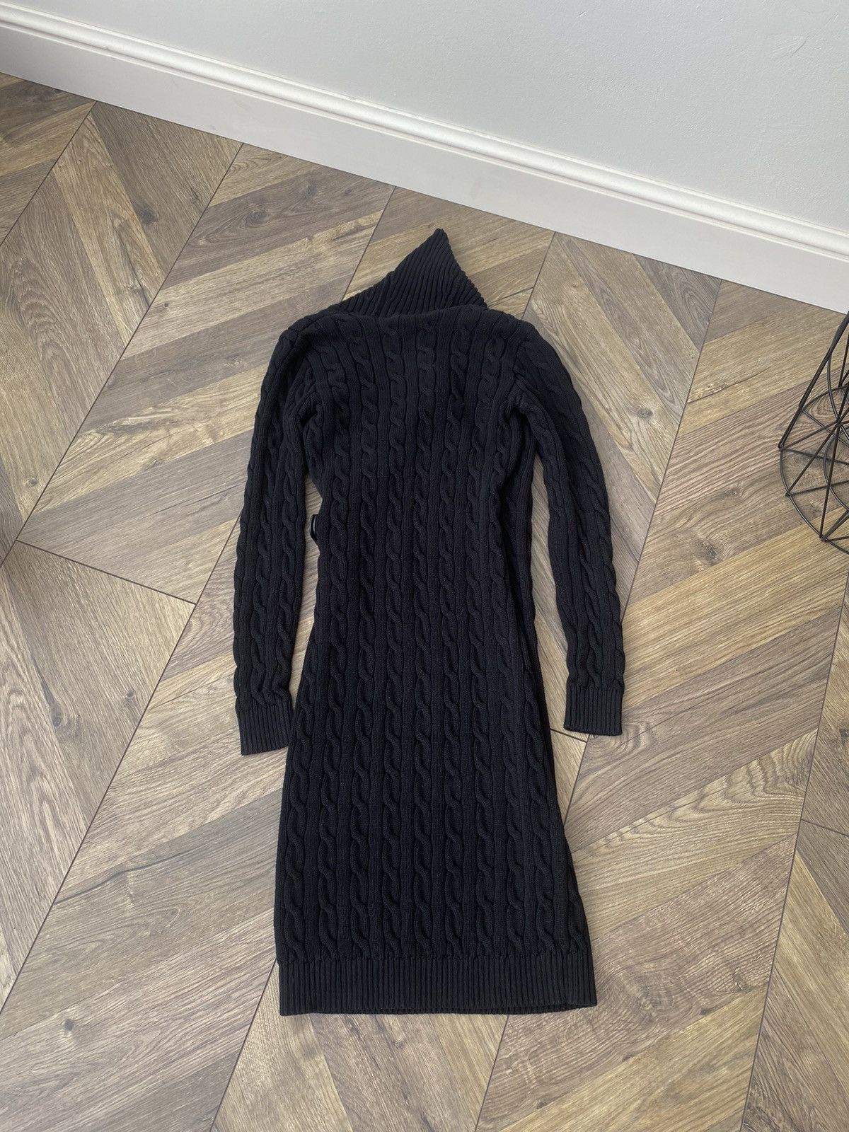 Polo Ralph Lauren × Vintage Vintage Ralph Lauren Black Label Cable Knit Dress Size XXS / US 00 / IT 34 - 14 Thumbnail