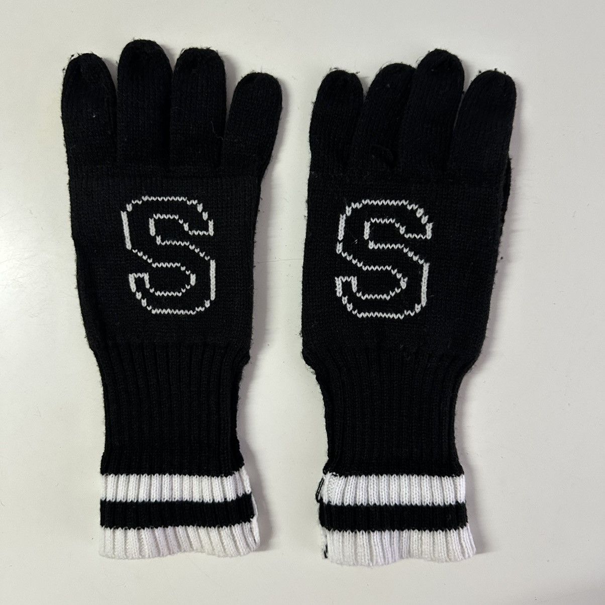 Stussy Vintage Rare Stussy Knit Gloves Size ONE SIZE - 13 Thumbnail