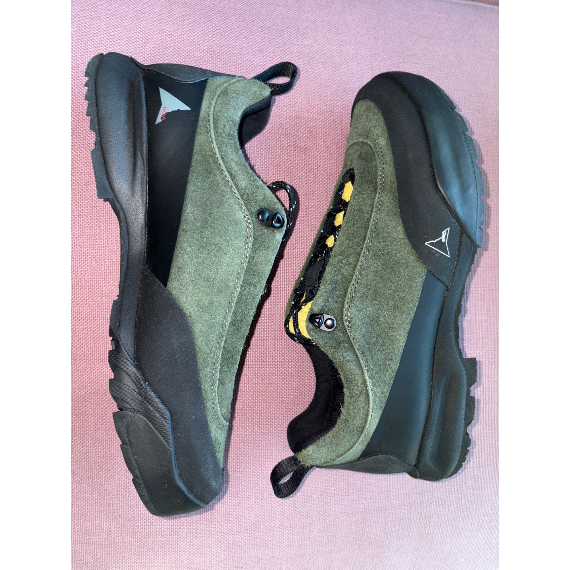 ROA ROA Hiking Cingino Sneakers in Olive & Yellow 42 Mens New wi Size US 9 / EU 42 - 8 Thumbnail