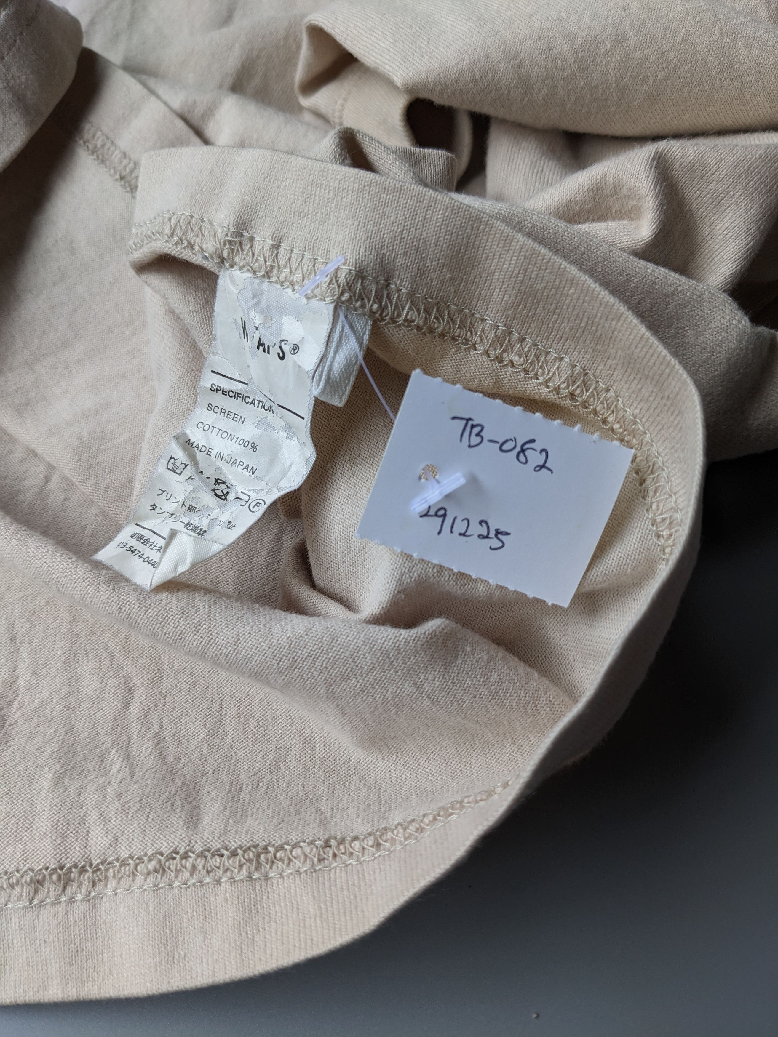 Wtaps Wtaps wtvua beige long sleeve shirt Size US S / EU 44-46 / 1 - 6 Thumbnail