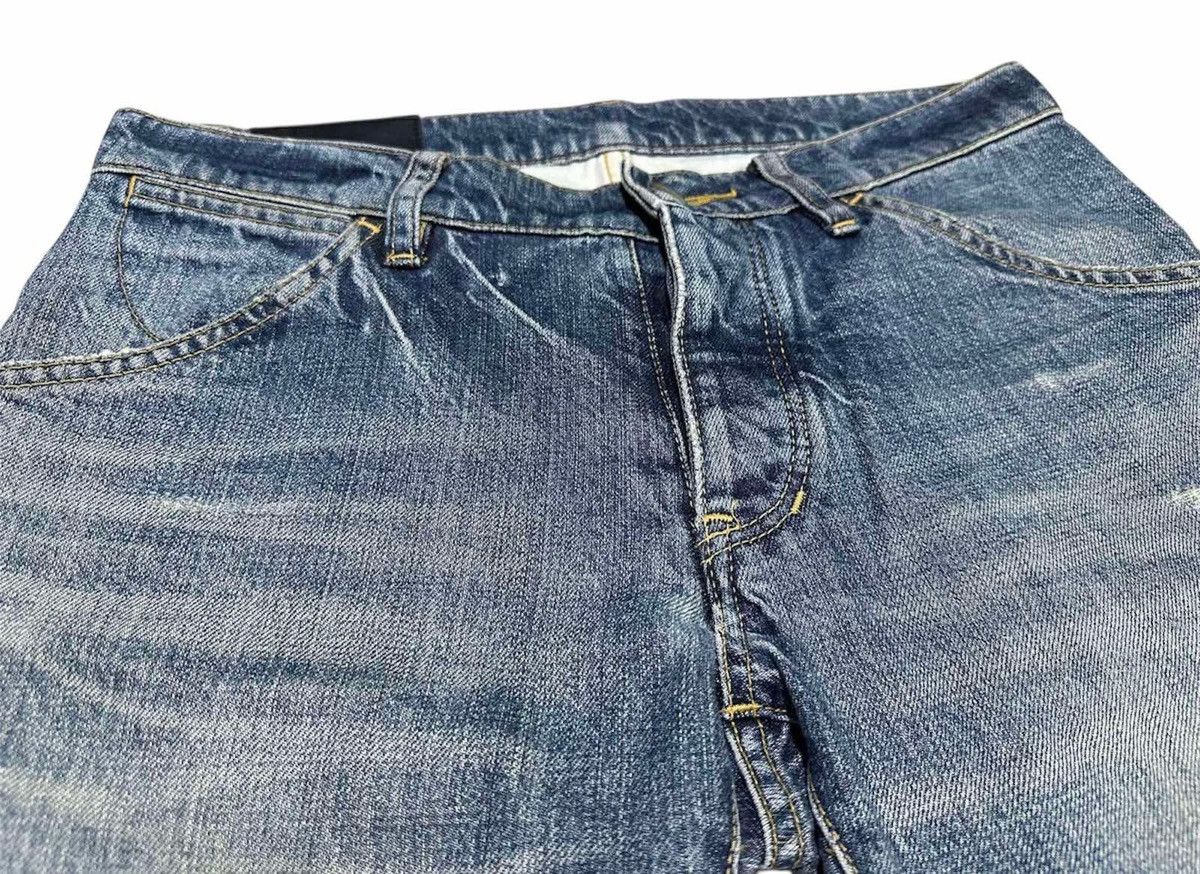 Attachment 🔥Sick Y2K Attachment Flared Denim J Cut Curved Distressed Size US 32 / EU 48 - 5 Thumbnail