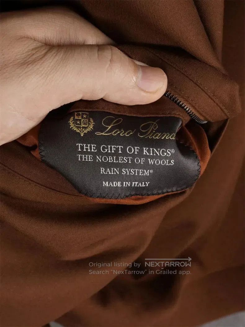 Loro Piana Loro Piana GOK Hooded Jacket Brown. Size US M / EU 48-50 / 2 - 1 Thumbnail