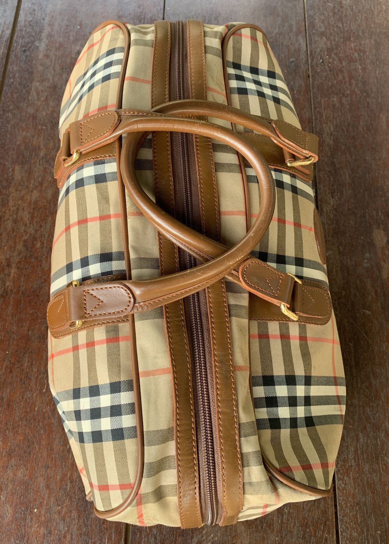 Burberry Vintage Burberry nova check travel bag Size ONE SIZE - 4 Thumbnail