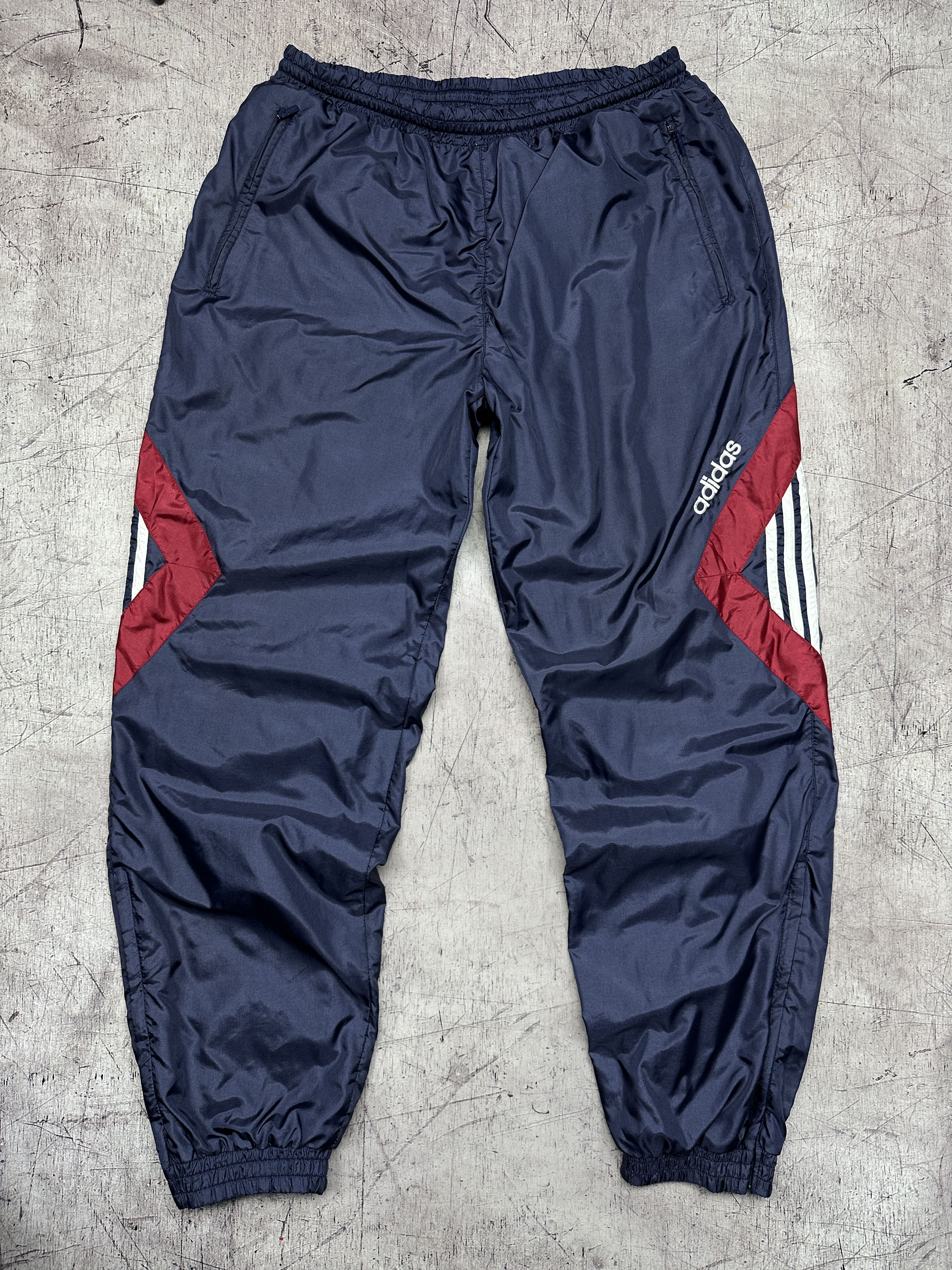 Adidas Adidas 90s Vintage Mens Baggy Nylon Track Pants Size US 36 / EU 52 - 1 Thumbnail