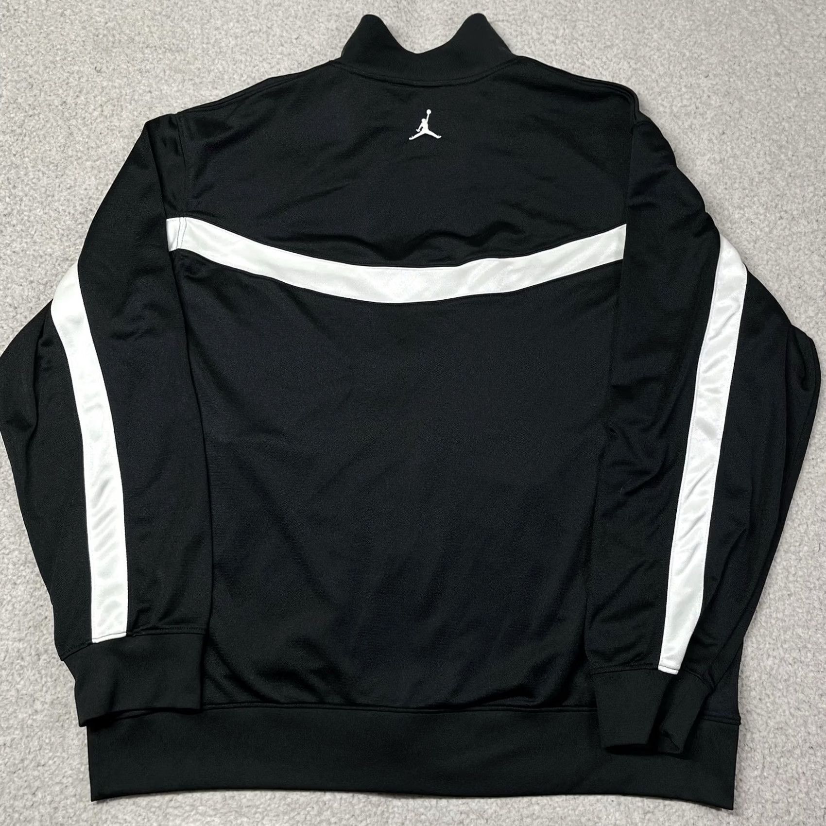 Jordan Brand Air Jordan Track Jacket Men XL Black Full Zip Jumpman Logo Basketball Y2K Retro Size US XL / EU 56 / 4 - 5 Thumbnail