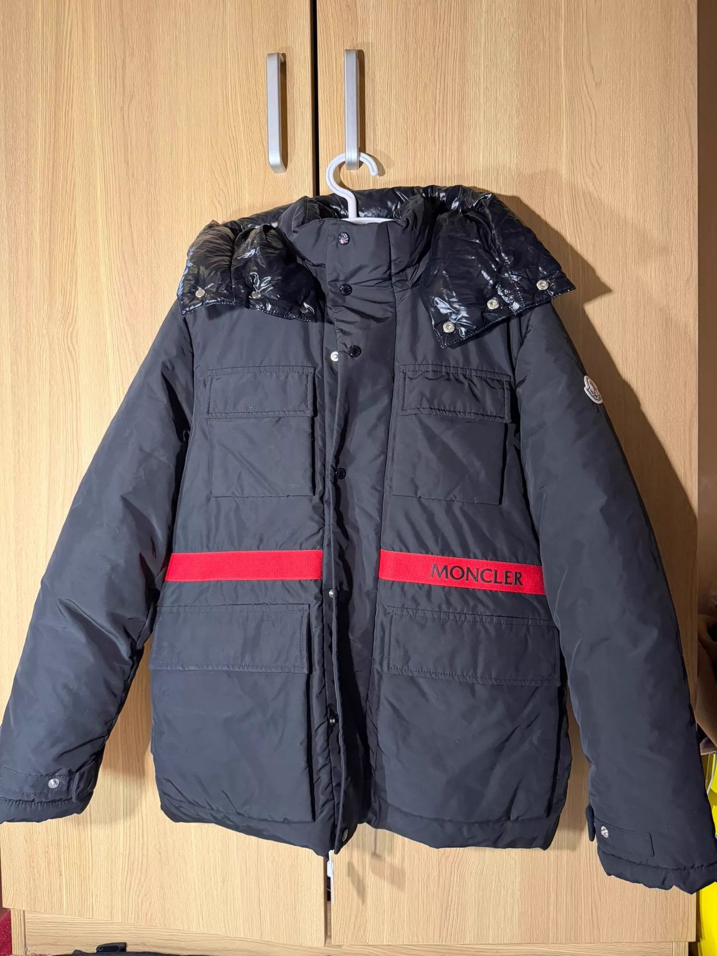 Moncler Moncler Navy Blue 12a Unisex Thick Warm Down Hooded Coat Size XS / US 0-2 / IT 36-38 - 1 Thumbnail