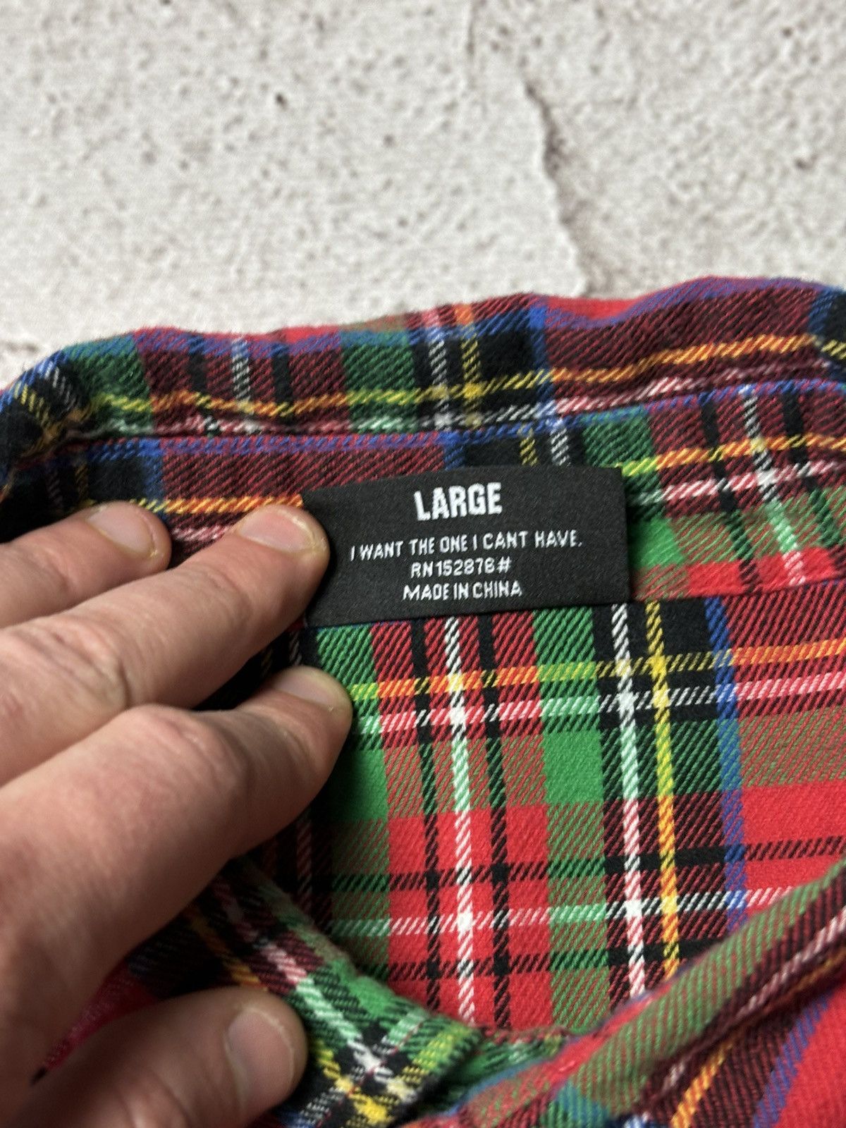 Pleasures PLEASURES Take The Law Into Your Own Plaid Button Up Shirt Size US L / EU 52-54 / 3 - 3 Thumbnail