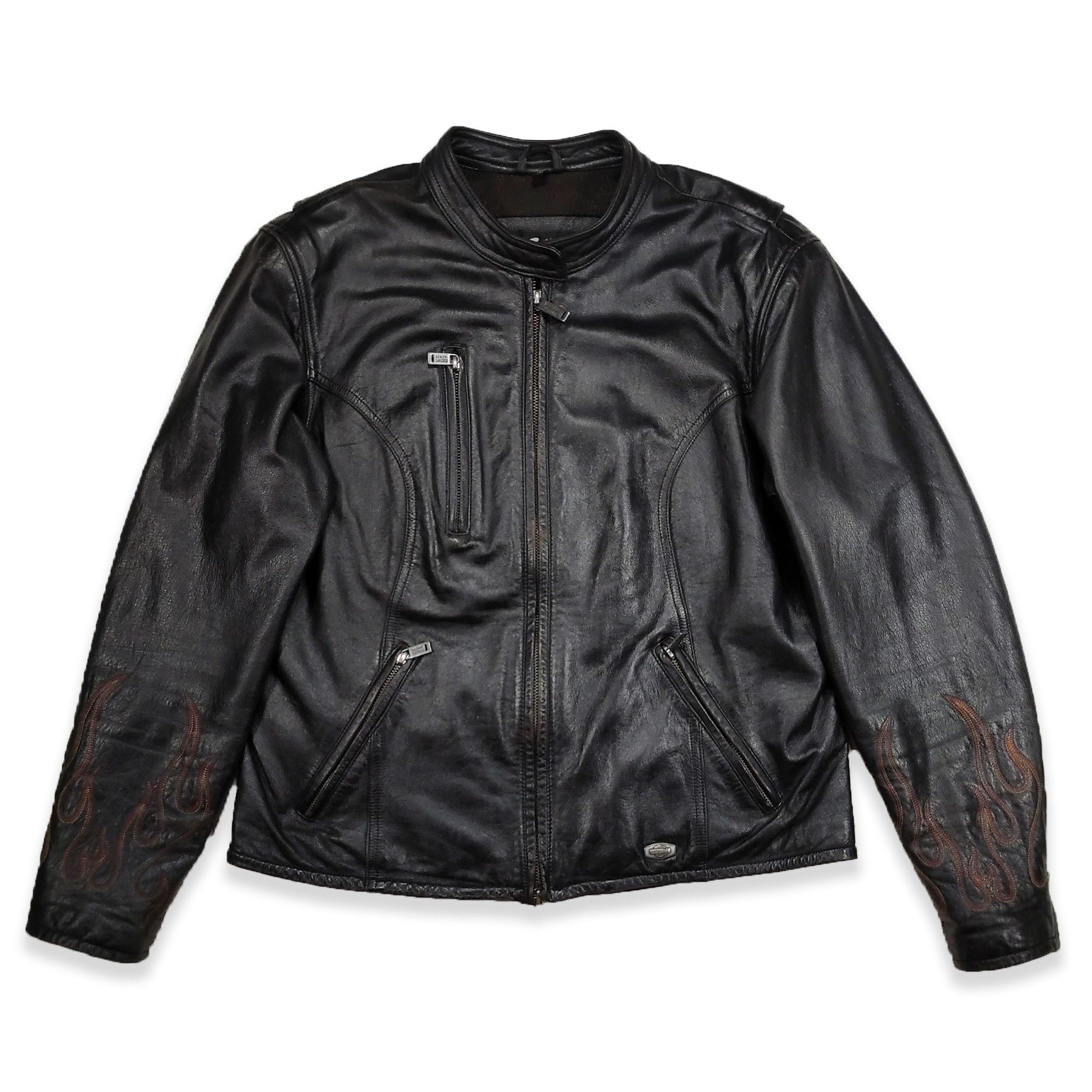 Harley Davidson Harley Davidson Leather Jacket, Women´s S size Size L / US 10 / IT 46 - 2 Thumbnail