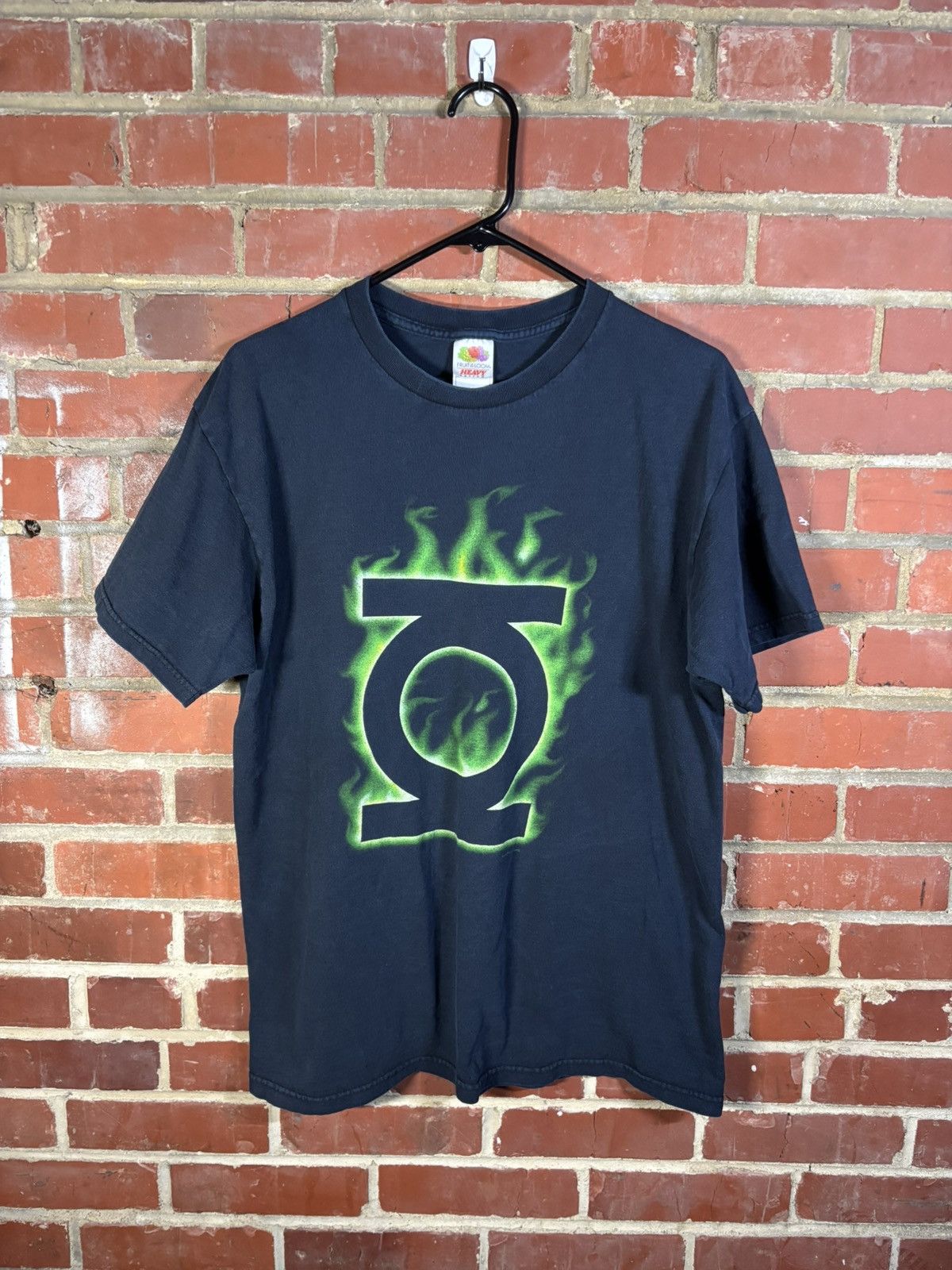 Marvel Comics Vintage DC Comics Green Lantern Shirt Superhero Flames Sz L Size US L / EU 52-54 / 3 - 1 Thumbnail