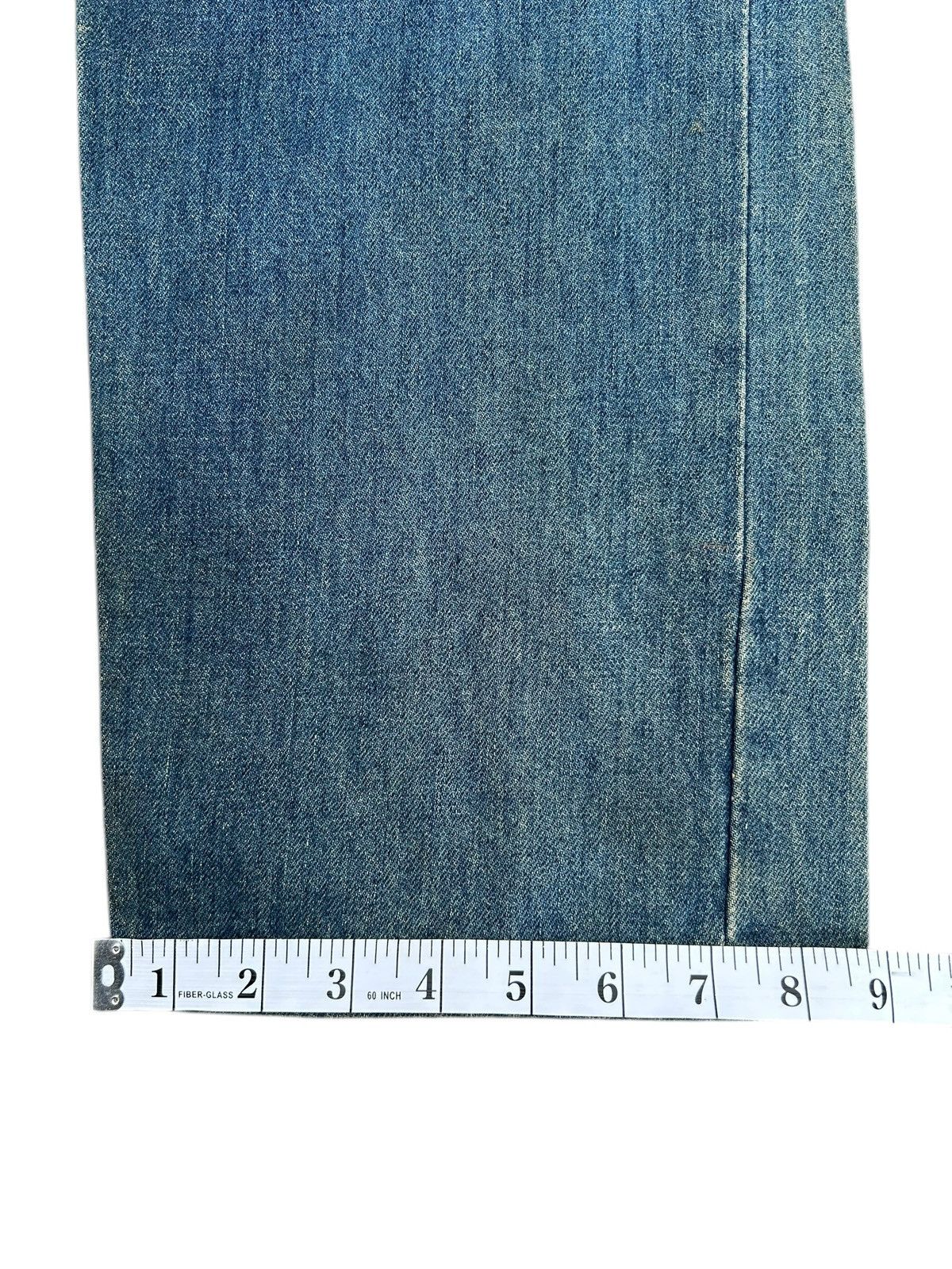 Kapital Vintage Wrangler Blue Bell Selvedge Distressed Denim Jeans Size US 32 / EU 48 - 20 Thumbnail
