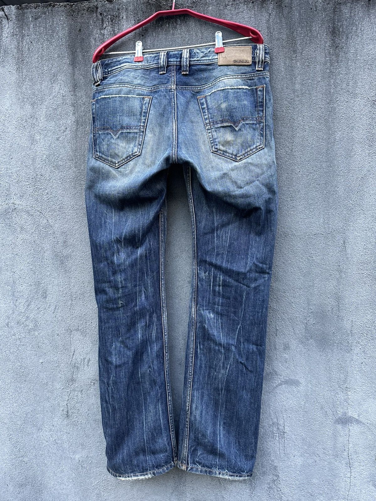 Diesel 👹Vintage Diesel Baggy Straight Cut Jeans Size US 32 / EU 48 - 9 Thumbnail