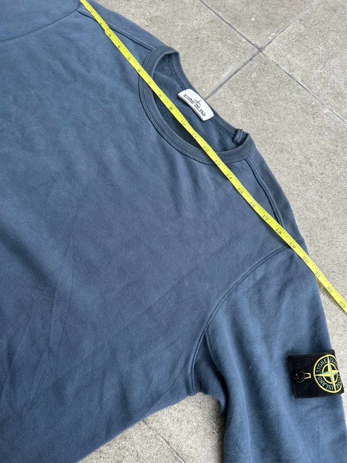 Stone Island Stone Island Blue Crewneck Sweatshirt Size US L / EU 52-54 / 3 - 16 Thumbnail