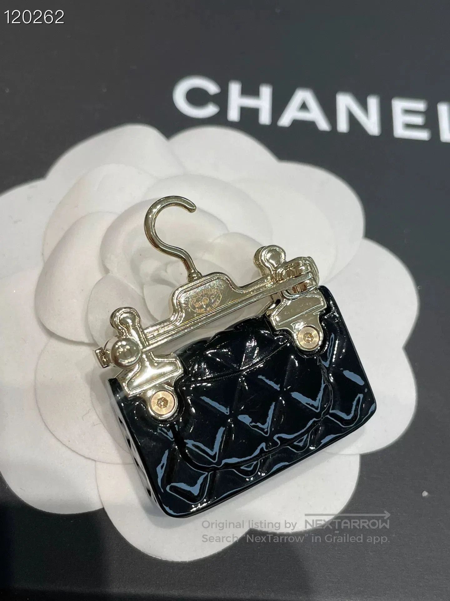 Chanel Chanel Black Bag Hanger Double C Brooch. Size ONE SIZE - 3 Thumbnail