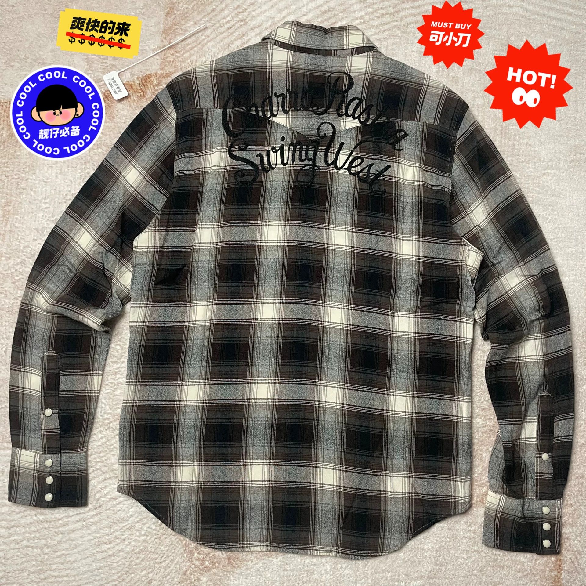 Wacko Maria Retro Gradient Multi Shirt M Men Size US M / EU 48-50 / 2 - 1 Thumbnail