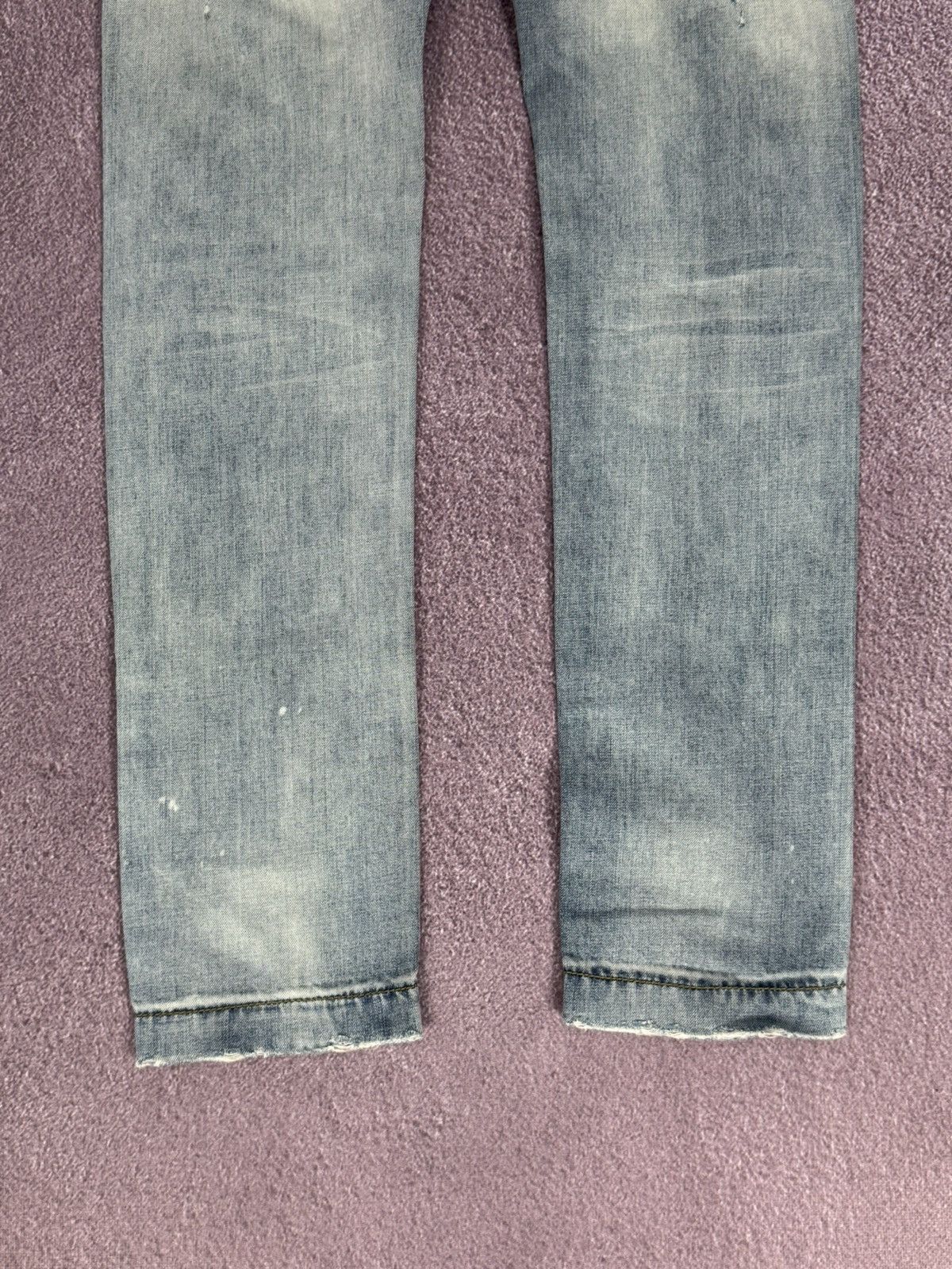 Dolce & Gabbana D&G Dolce & Gabbana Y2K Ribbed Denim Faded Jeans Size 32" / US 10 / IT 46 - 9 Thumbnail
