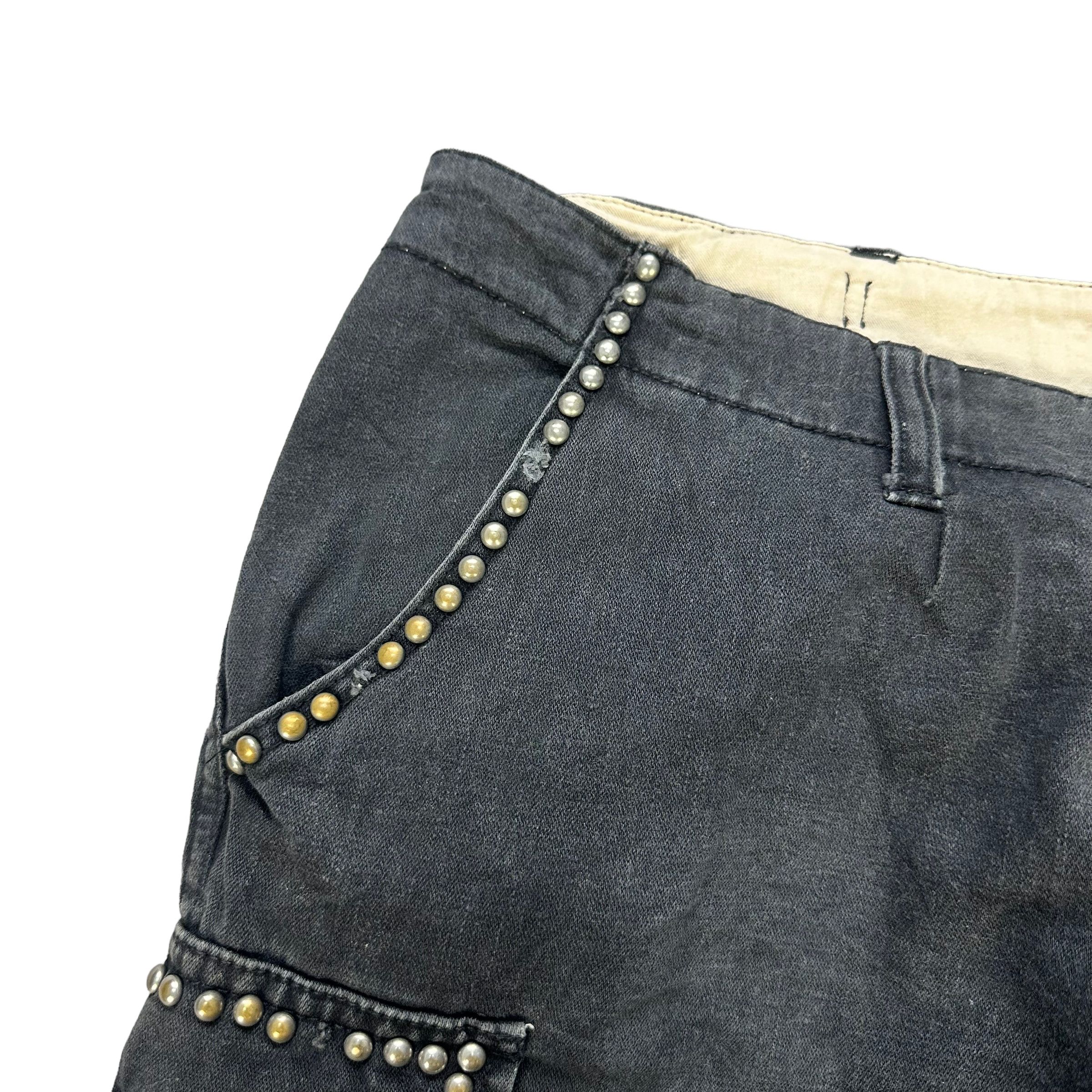 Japanese Brand POWER TO THE PEOPLE STUDDED CARGO PANT #8087-201 Size US 33 - 5 Thumbnail